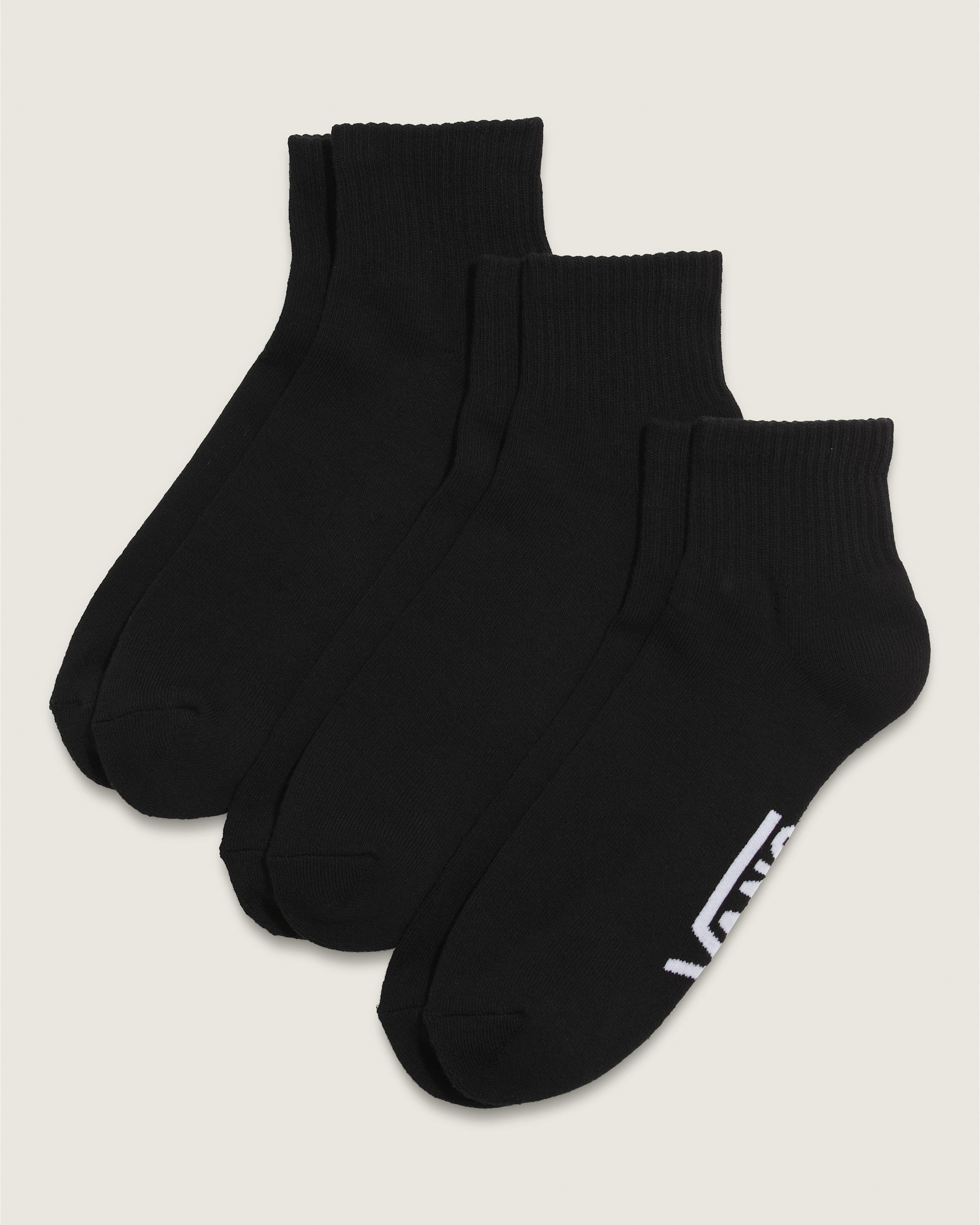 Classic Quarter Crew Socks VANS Black HERO