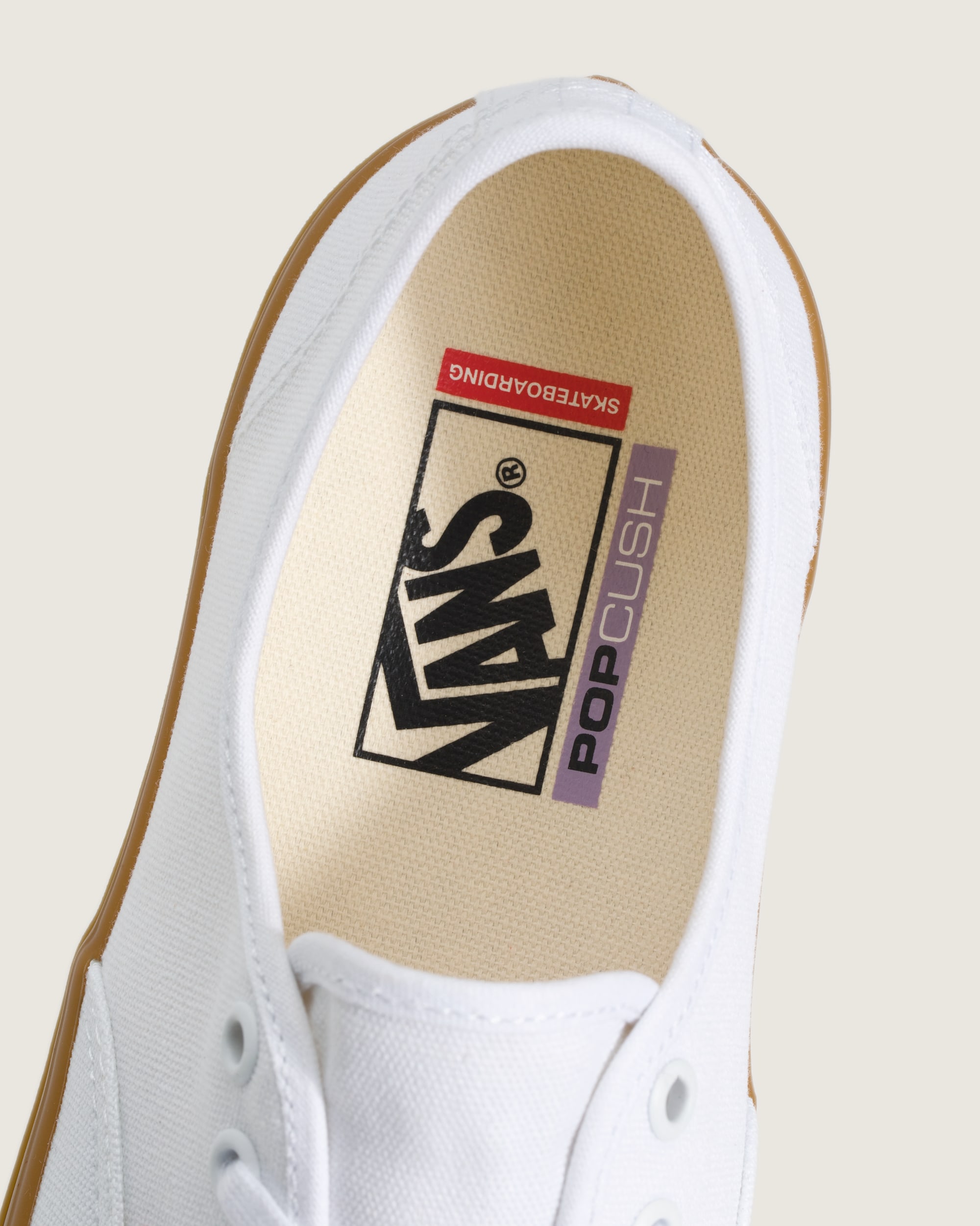Skate Authentic Gum Shoe VANS White ALT4