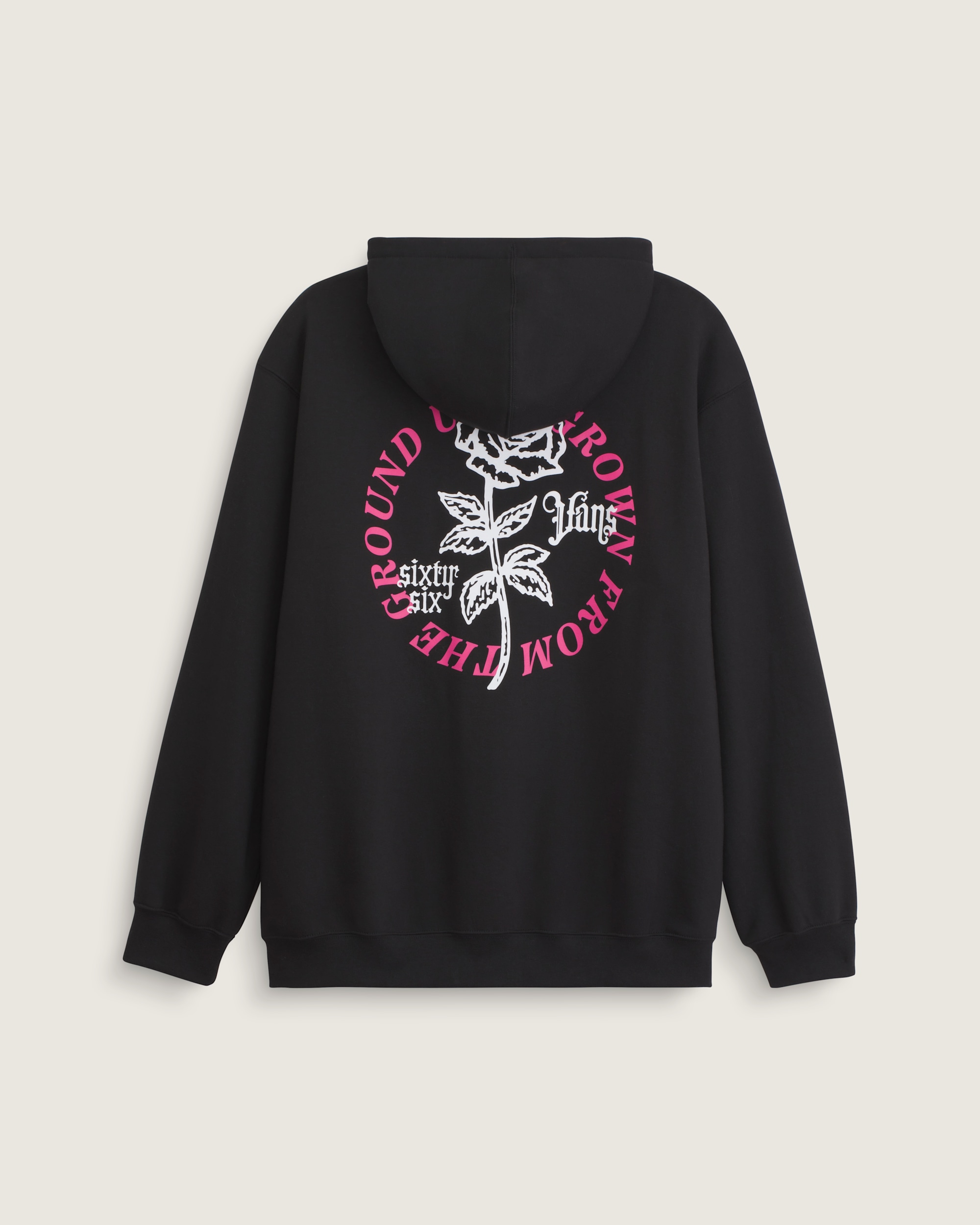 Grown From The Ground Up Pullover Hoodie VANS Black HERO