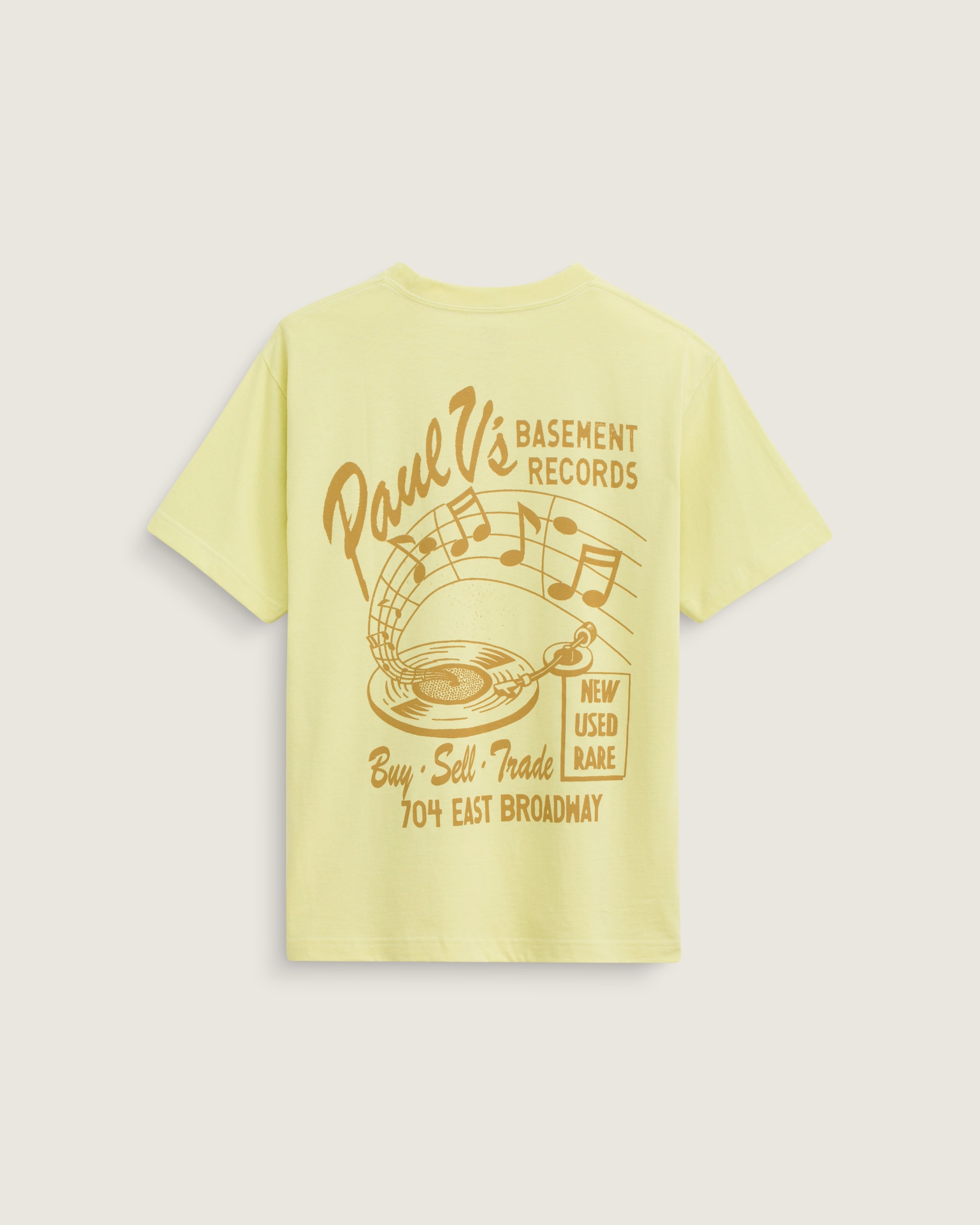 Paul Vs TShirt VANS Canary Yellow HERO