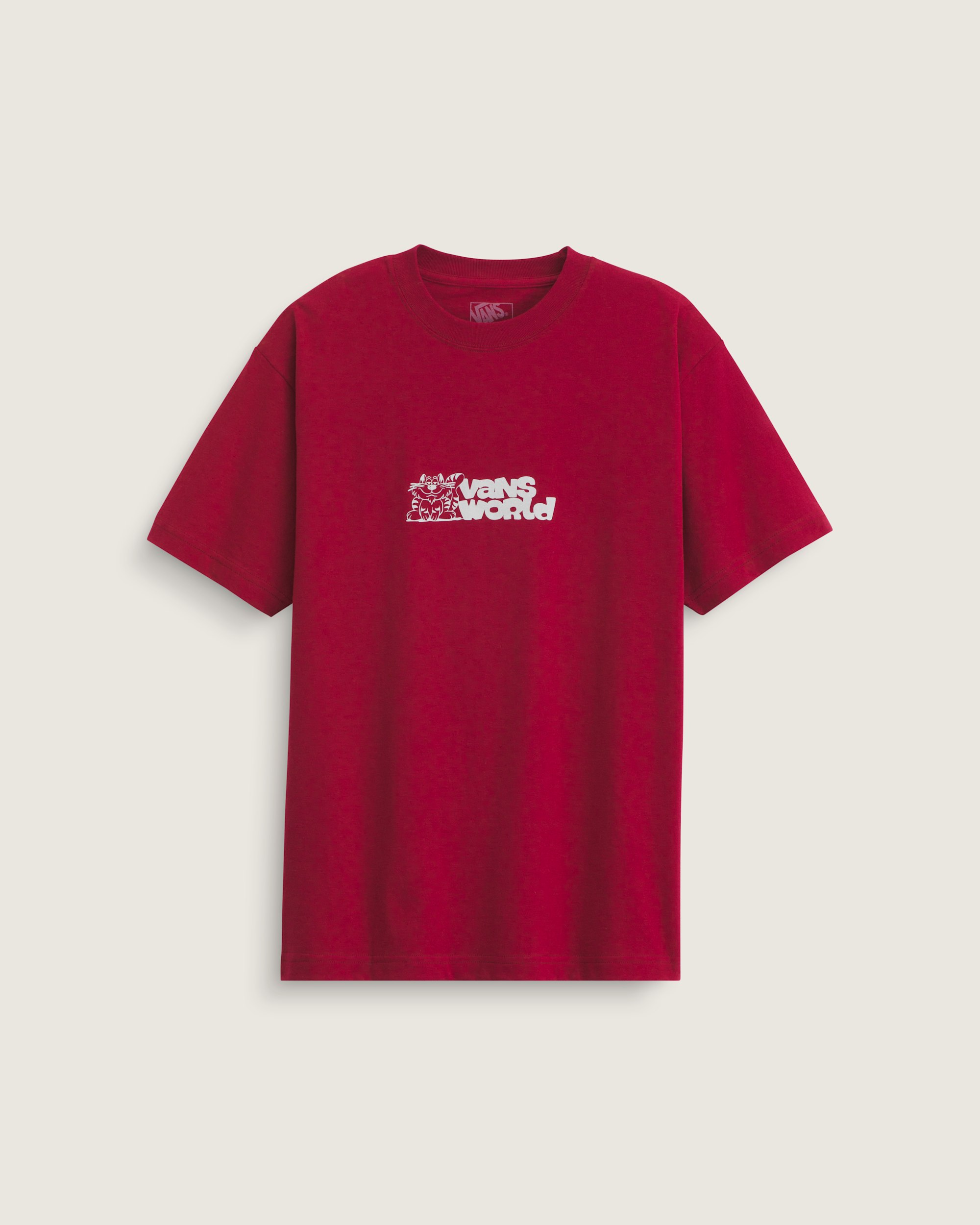 Vans World TShirt VANS Bordeaux Red HERO