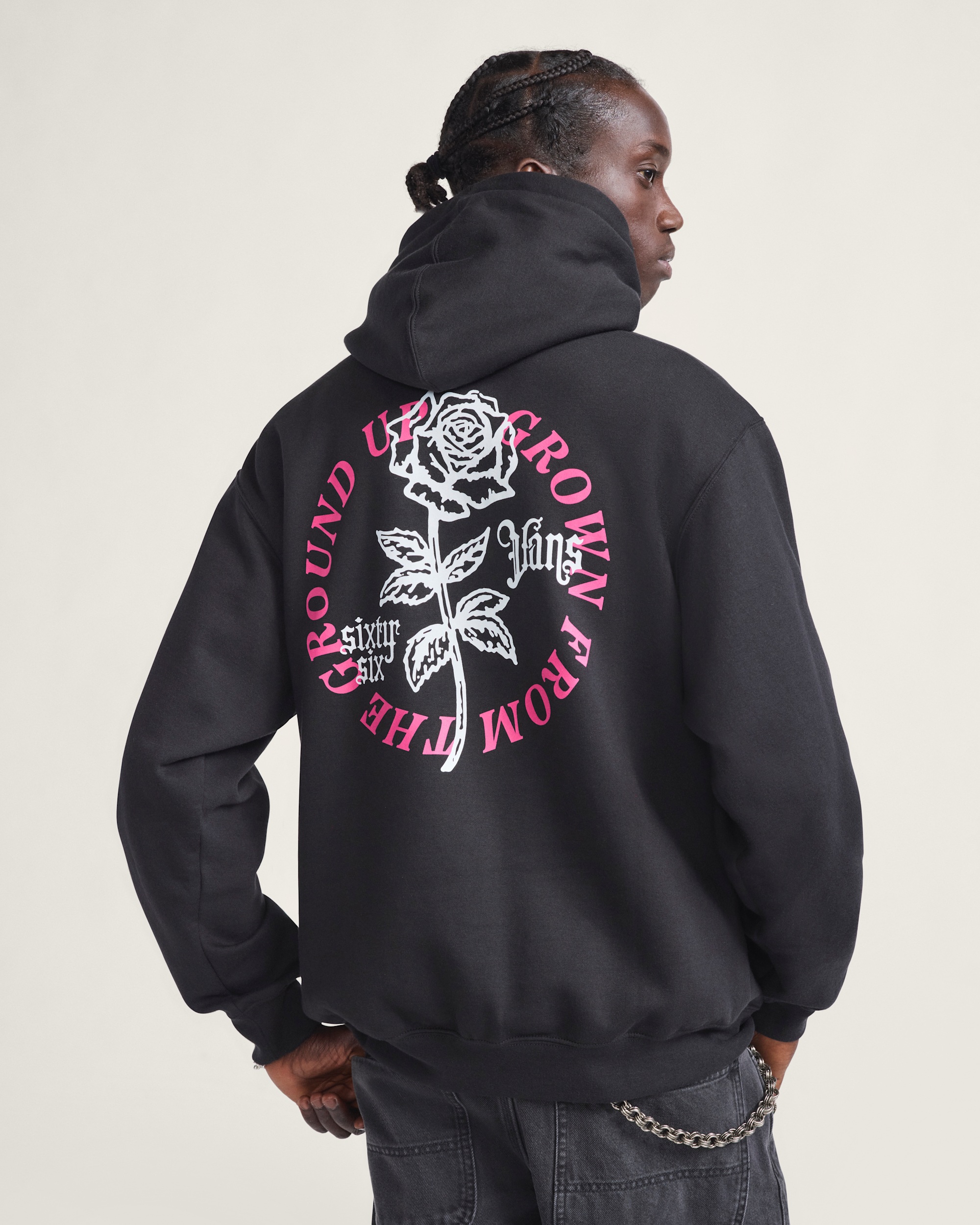 Grown From The Ground Up Pullover Hoodie VANS Black ALT2