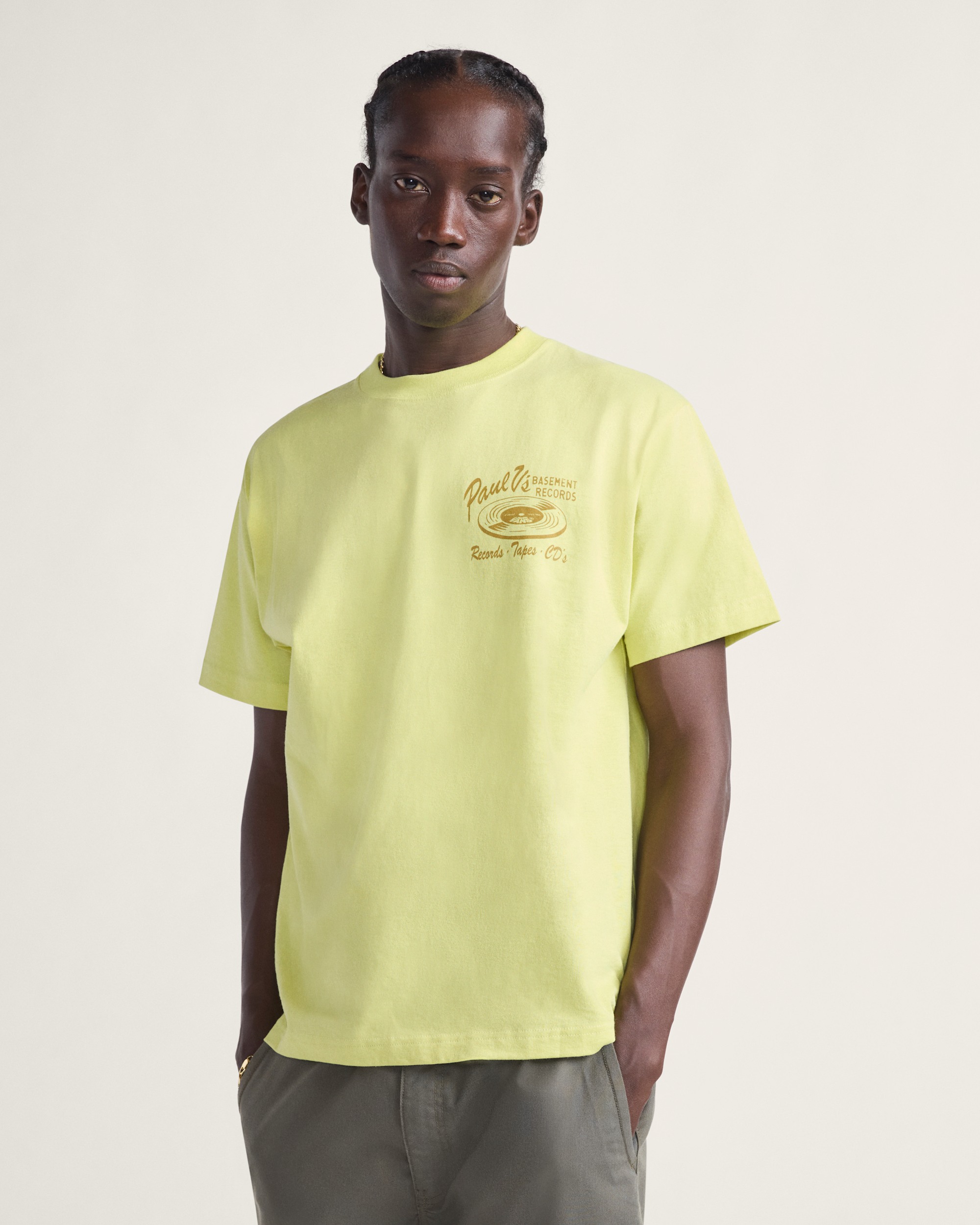 Paul Vs TShirt VANS Canary Yellow ALT1