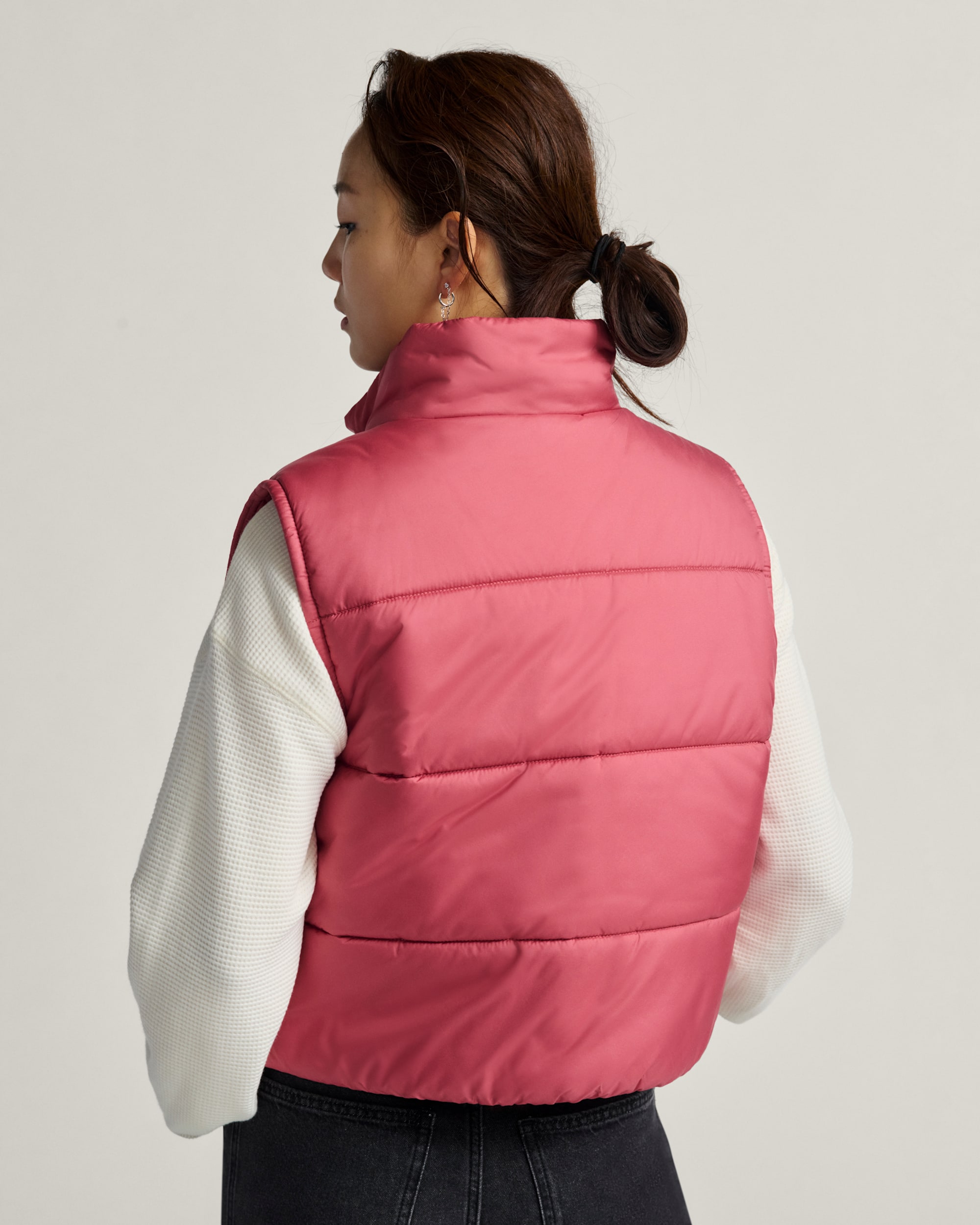 Hillgate Cropped Vest VANS Mauvewood Pink ALT2