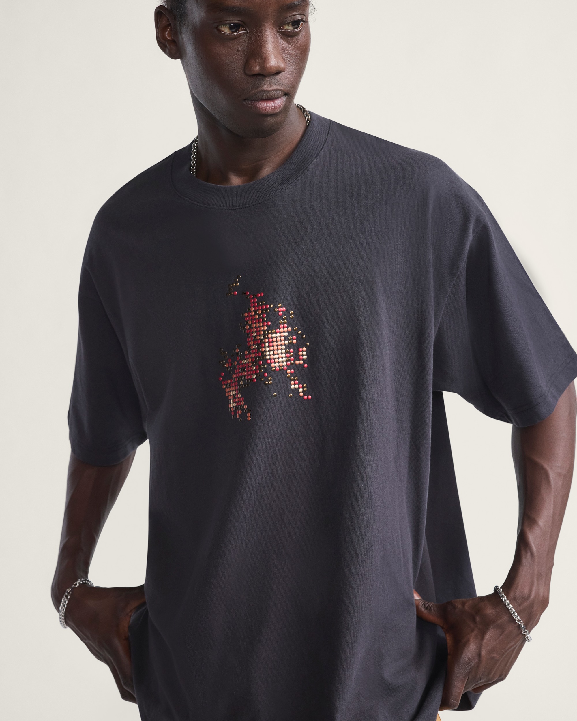 Skate Flame TShirt VANS Black ALT3