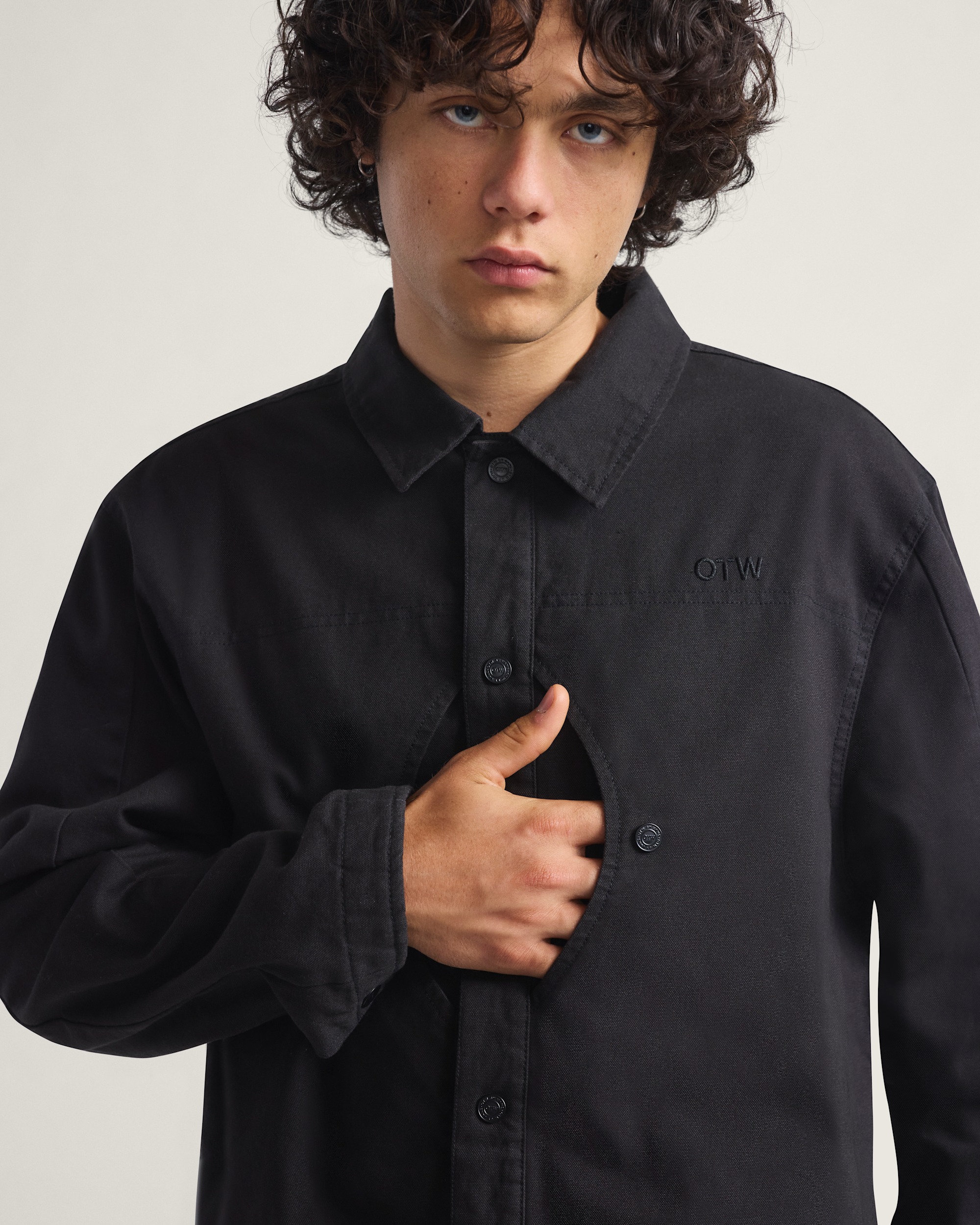 OTW Twill Jacket VANS Black ALT4