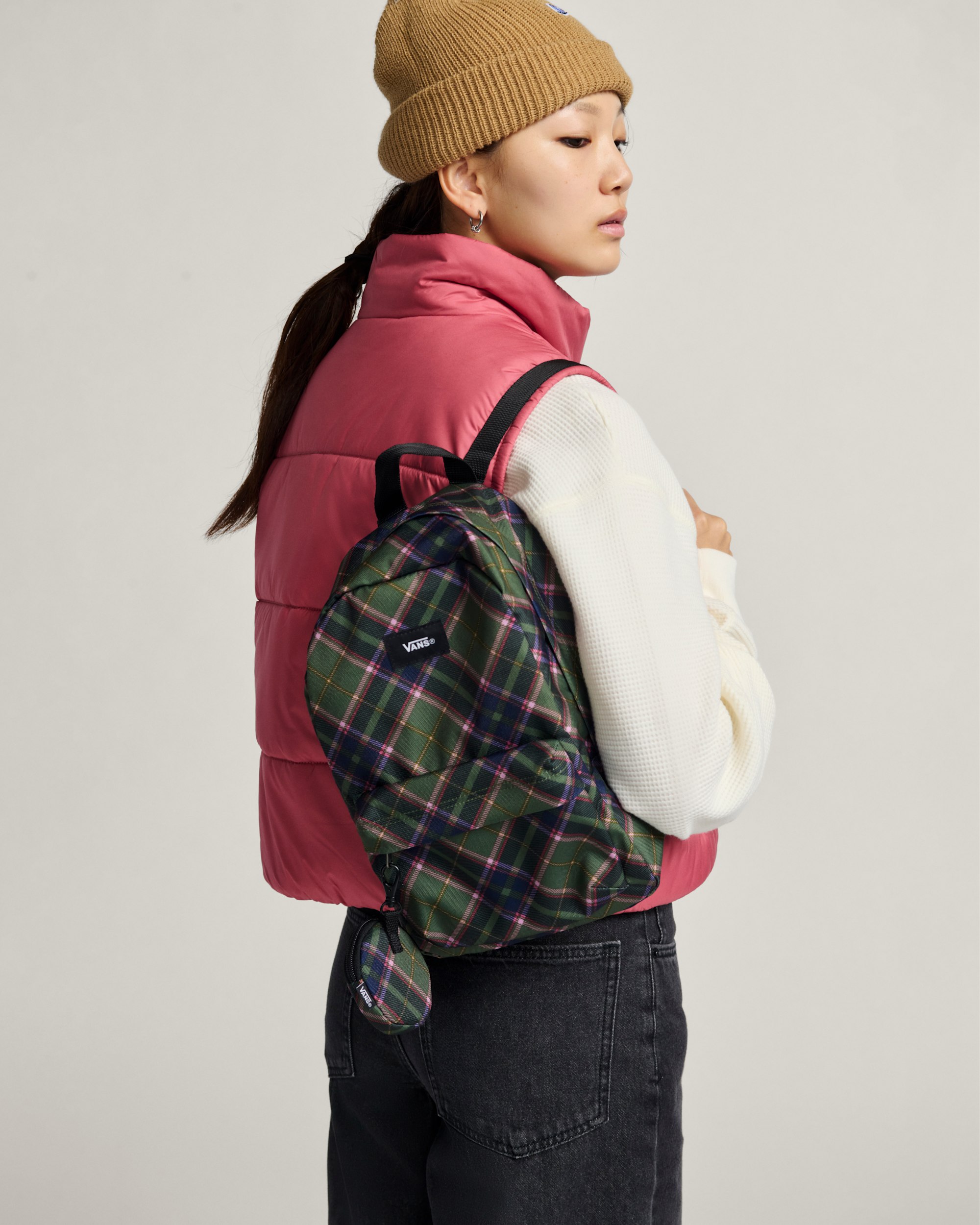 Old Skool Mini Backpack VANS Pine Forest Green ALT4