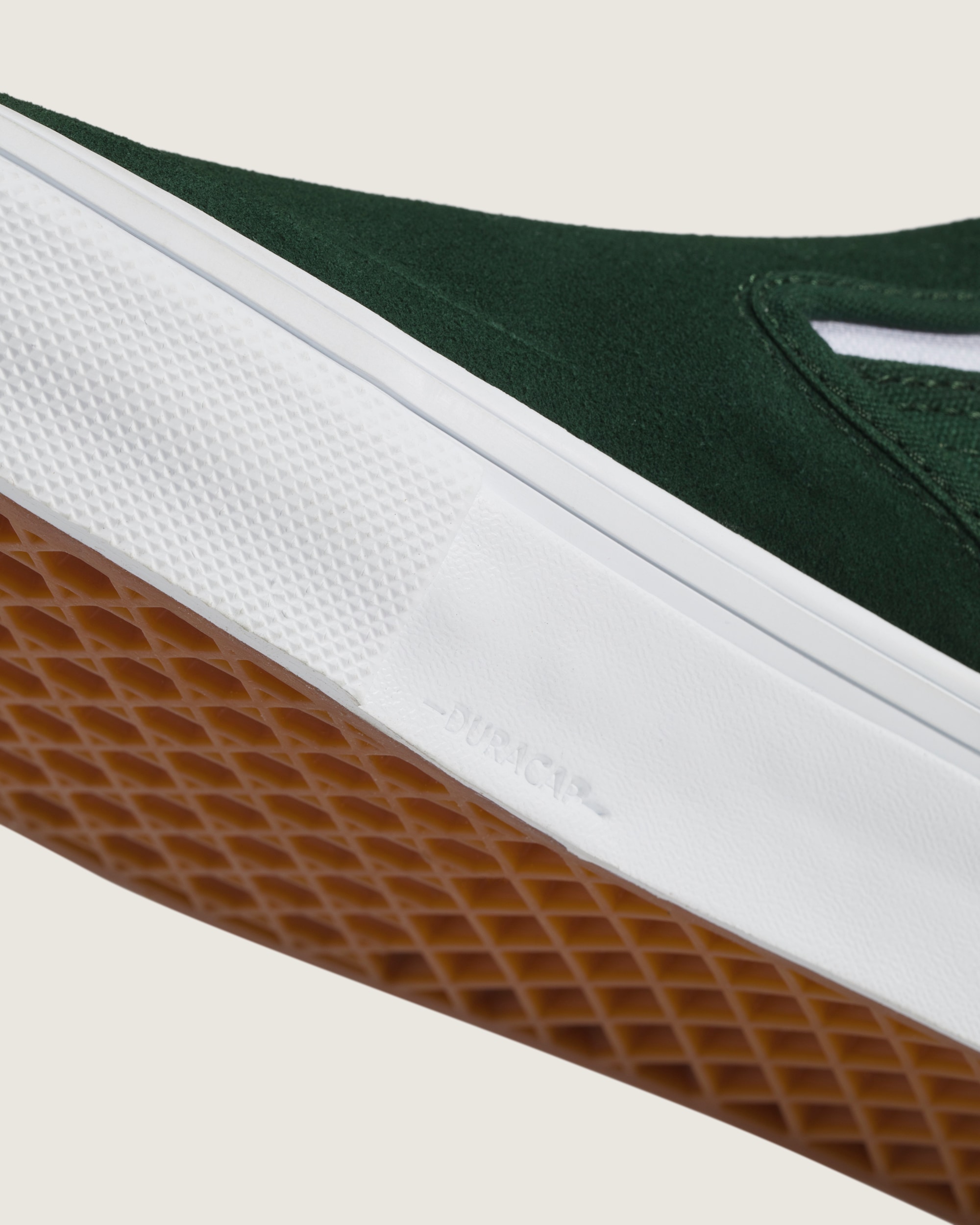 Skate SlipOn Shoe VANS Green  White ALT5