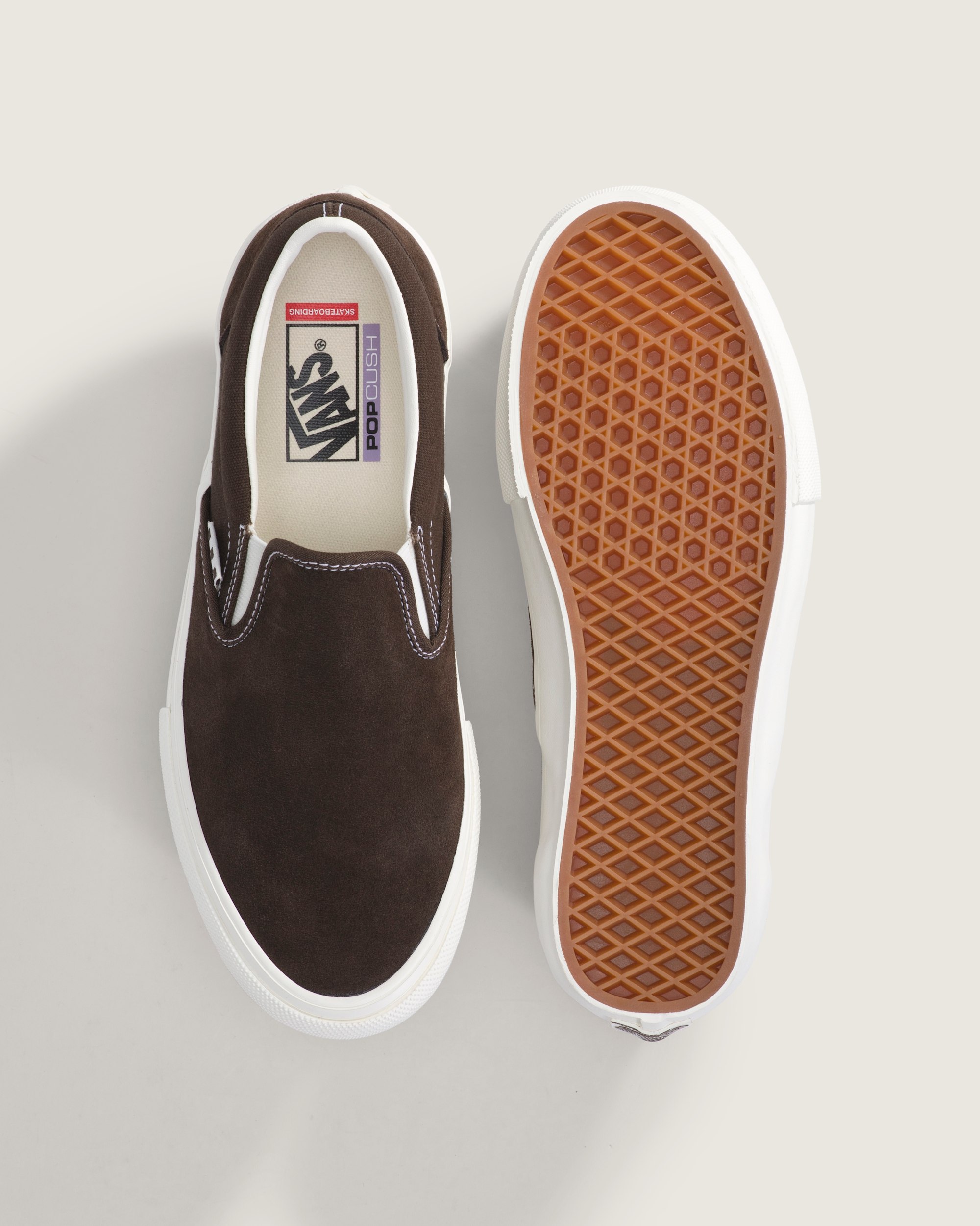 Skate Slip-On Shoe en Chocolate Brown | Vans CA