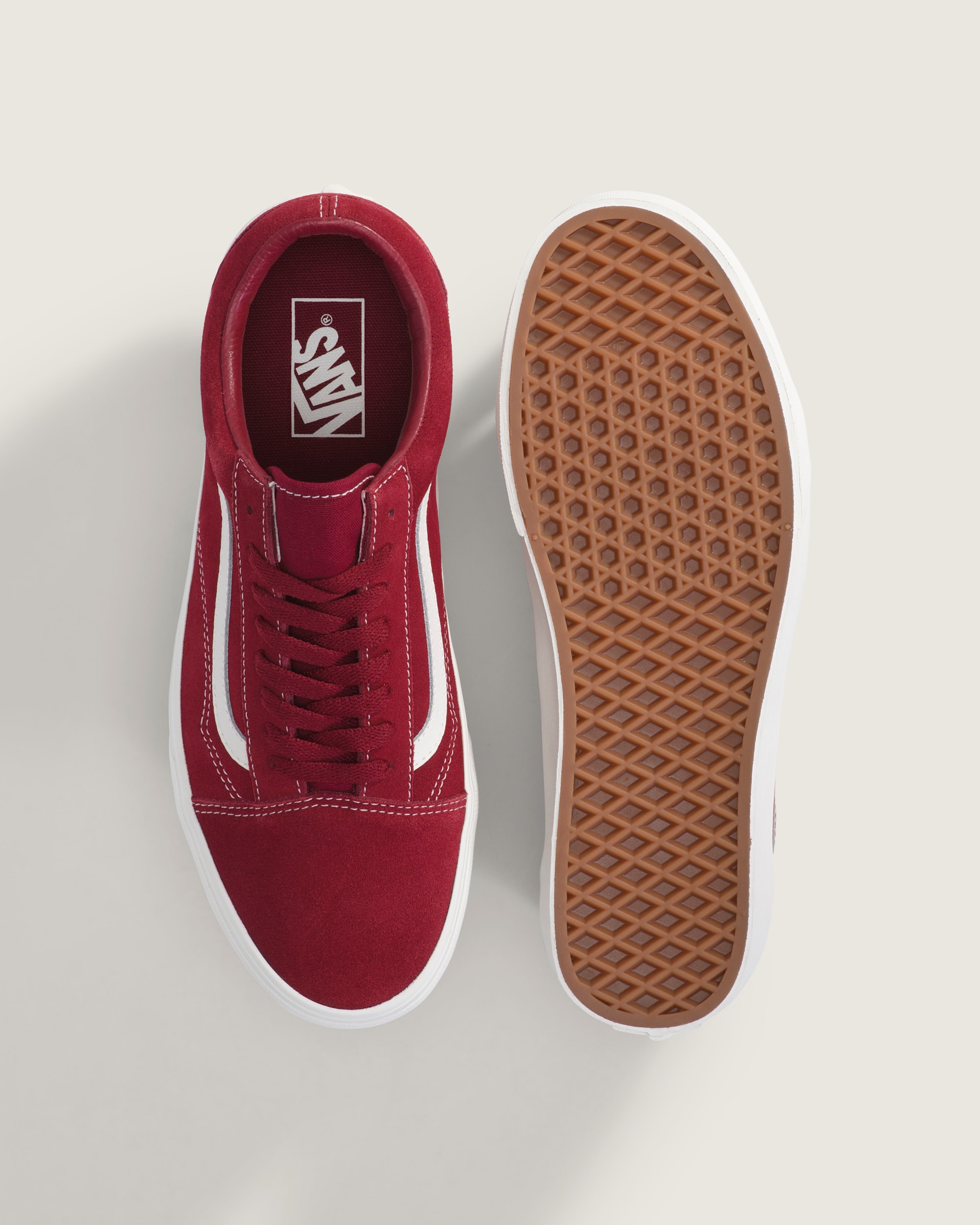 Old Skool Shoe VANS Bordeaux Red ALT2