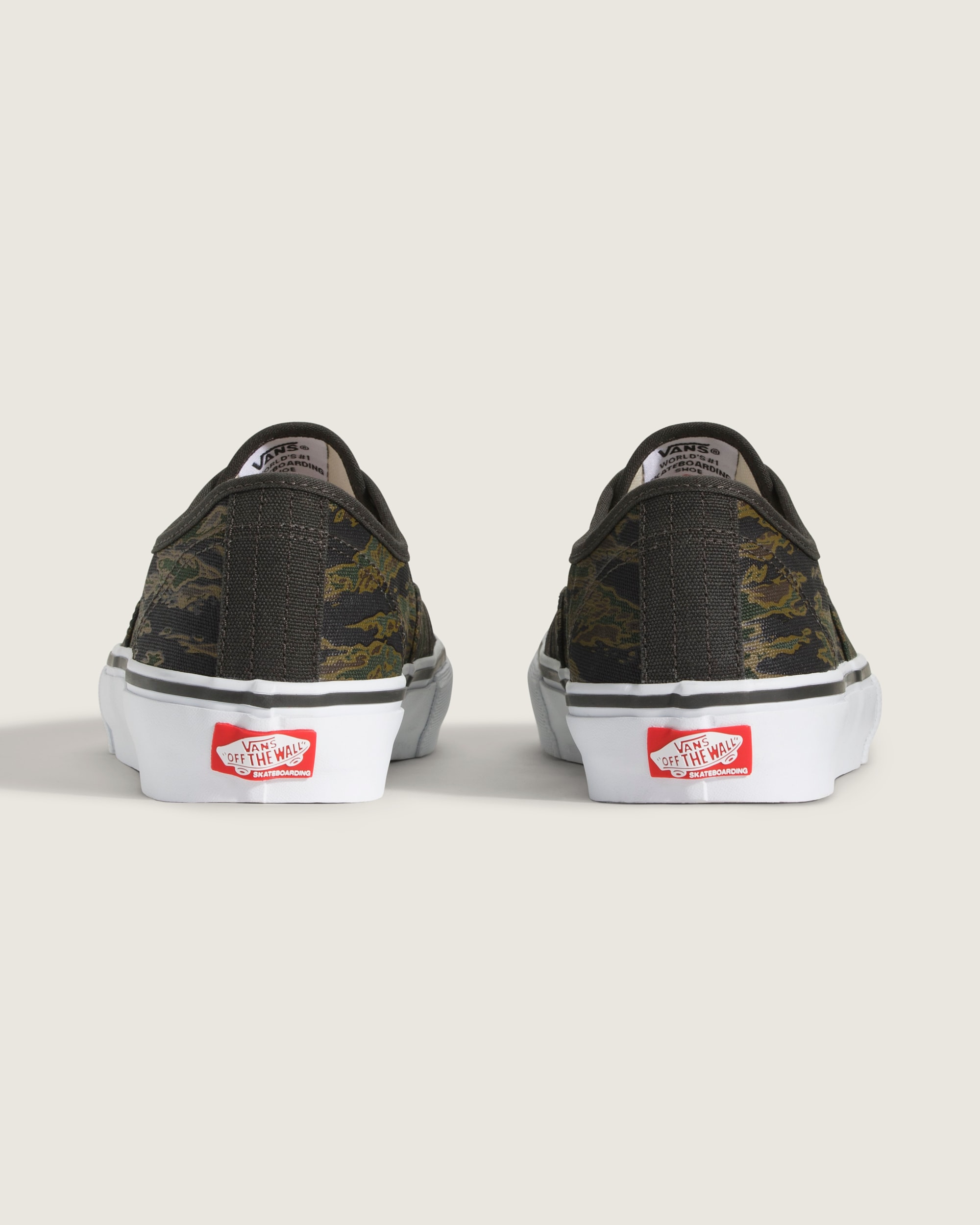 Skate Authentic Shoe VANS Camo Green  Black ALT3