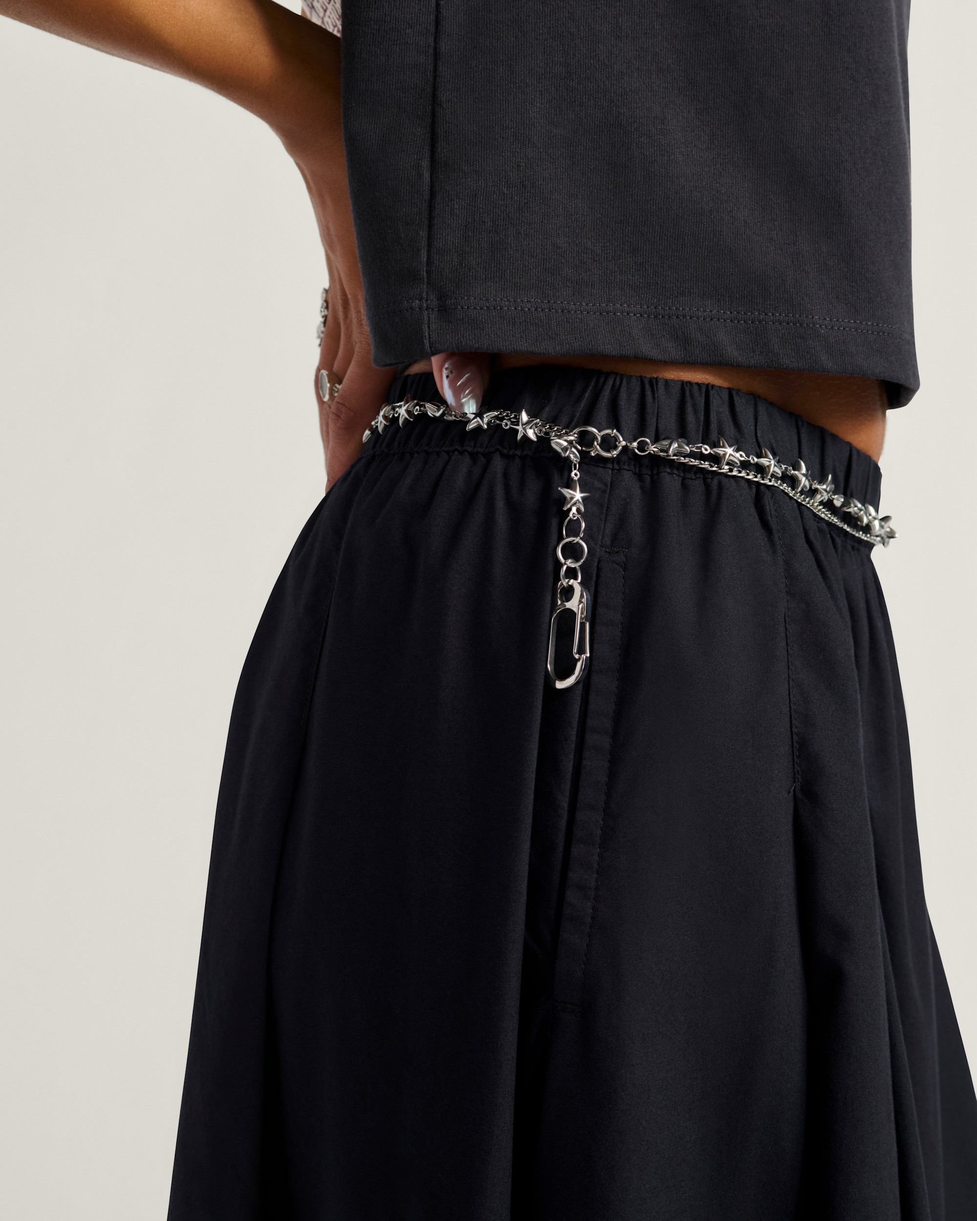 Francesca Skirt VANS Black ALT4