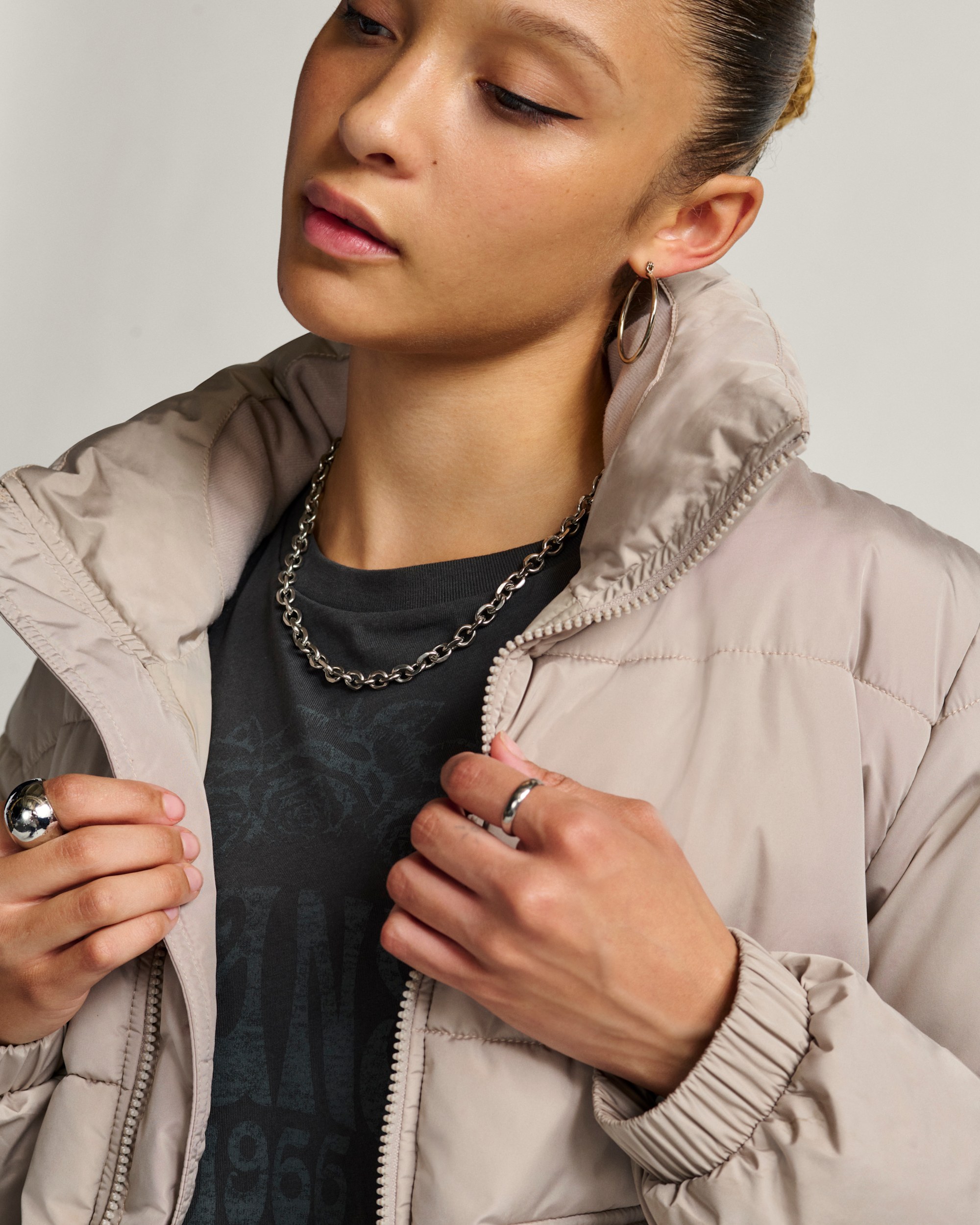 Aubrey Primaloft Puffer Jacket VANS Mushroom Brown ALT3