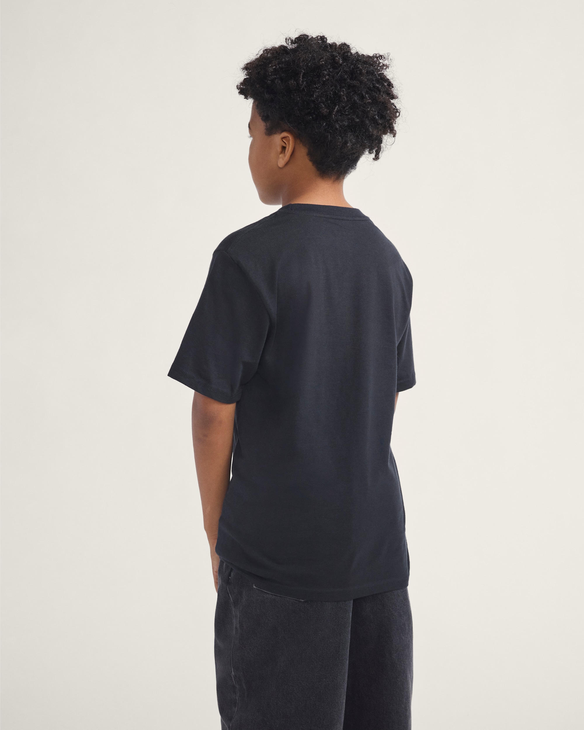 Kids Star Checker TShirt VANS Black ALT2