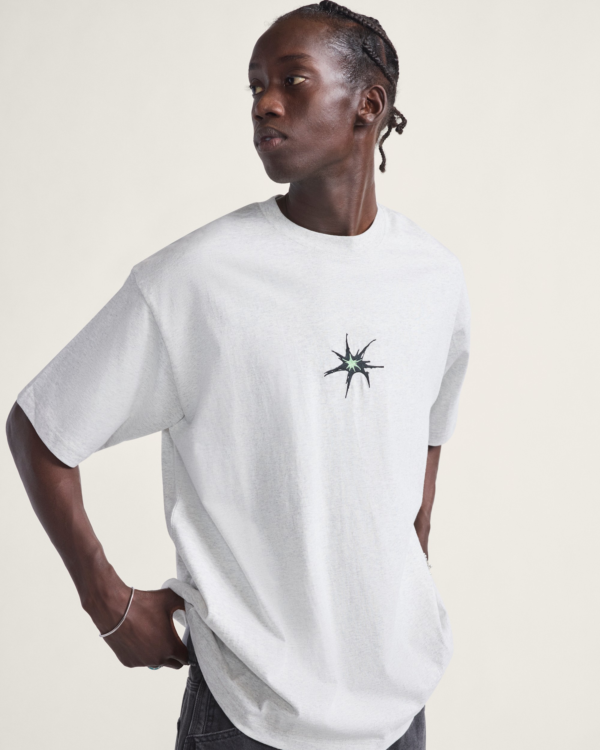 Skate Splatter TShirt VANS Ash Heather Grey ALT3