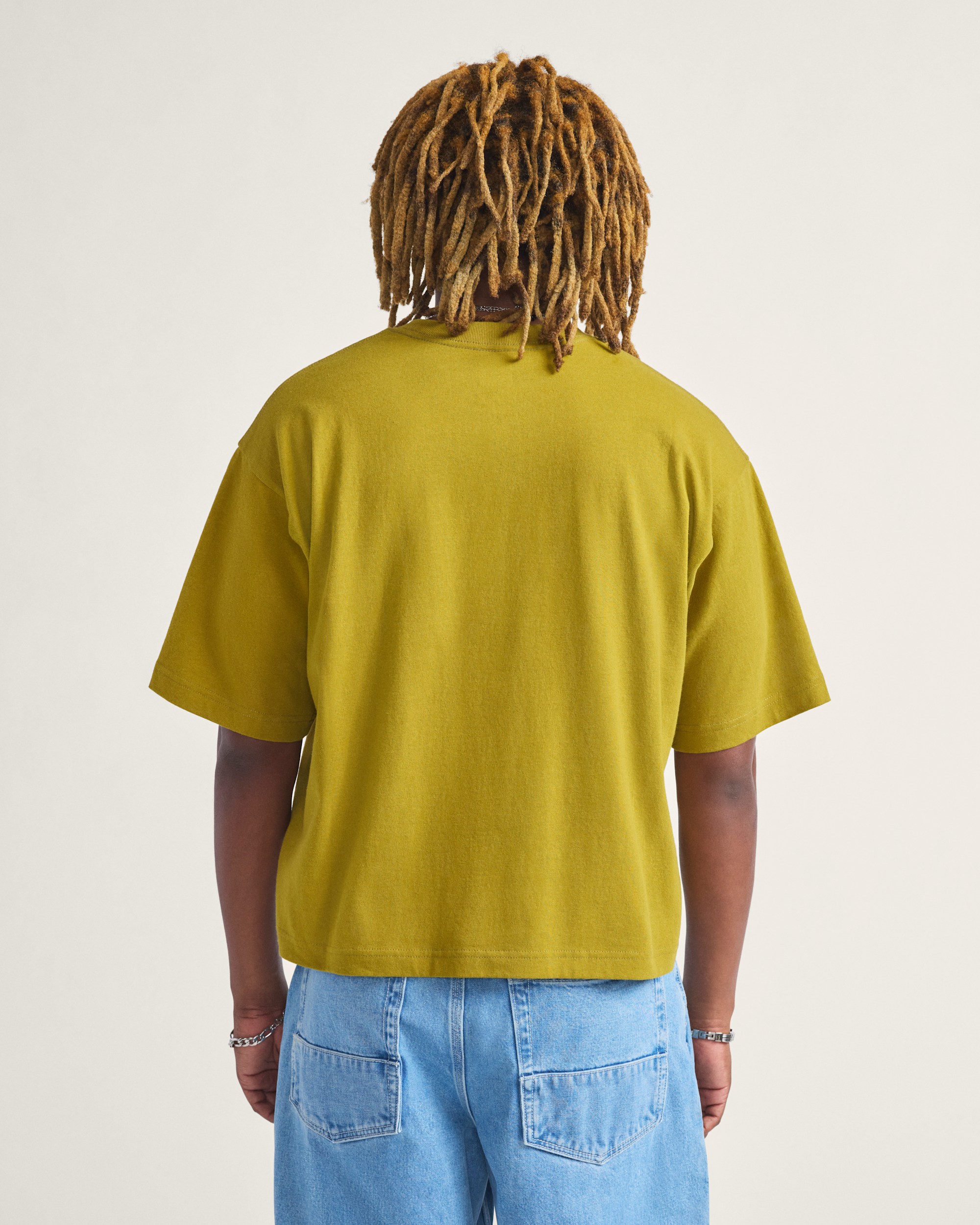 Skate Hillz Bomb Short TShirt by Atiba Jefferson VANS Atiba Burnt Gold Yellow ALT2