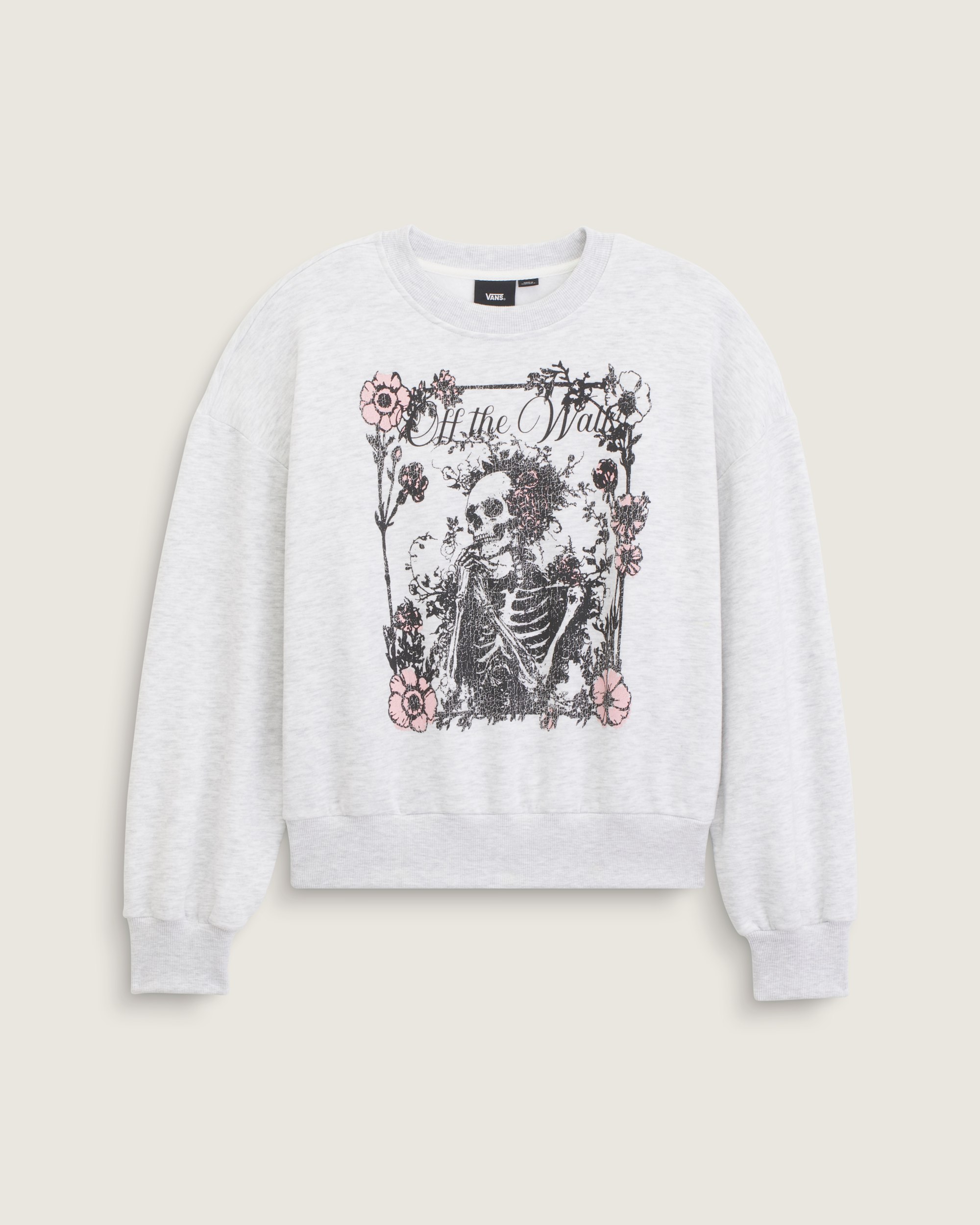 Have To Dream Retro Crew Sweatshirt VANS Heather White HERO