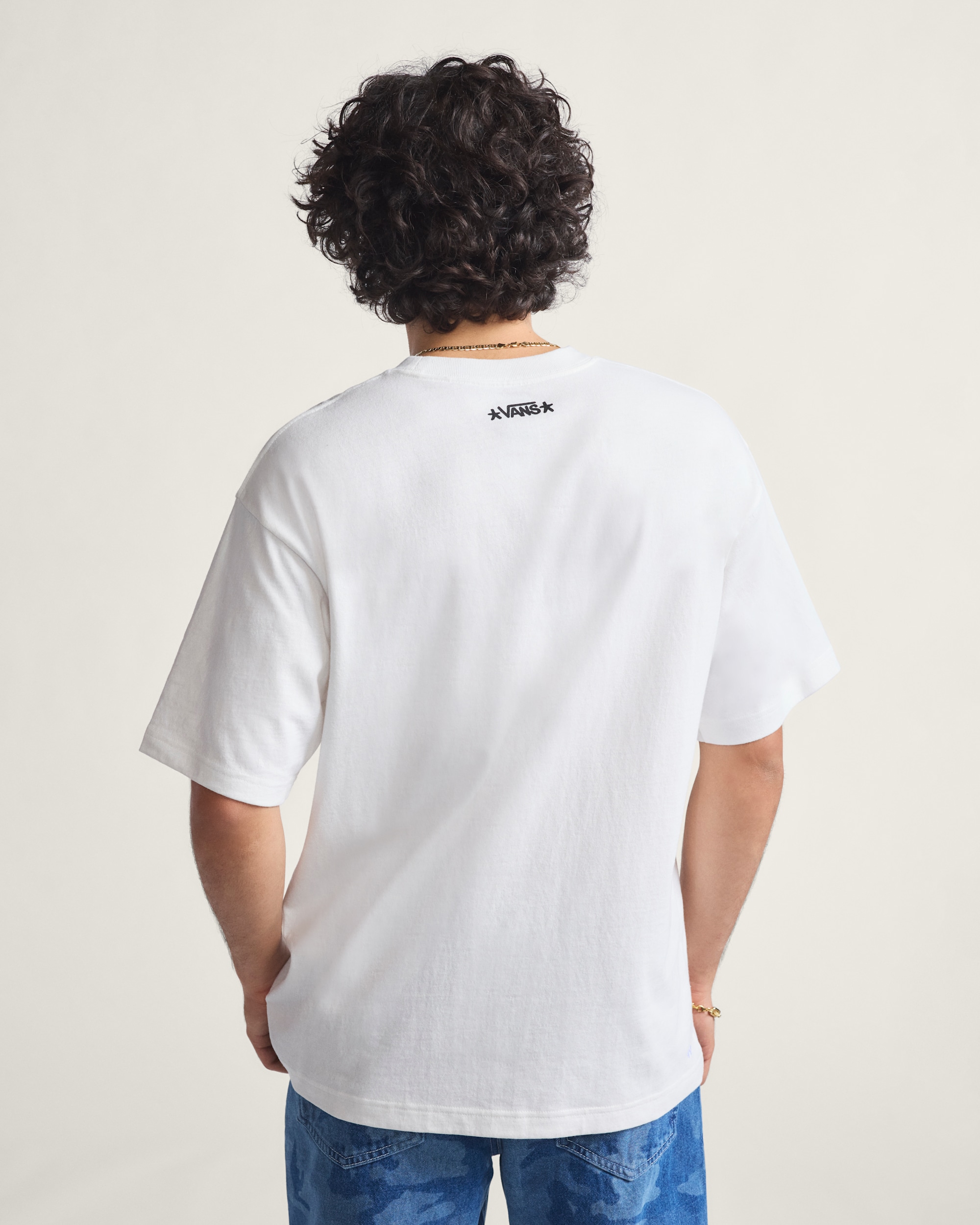 Skate Curb TShirt by Atiba Jefferson VANS Atiba White ALT2