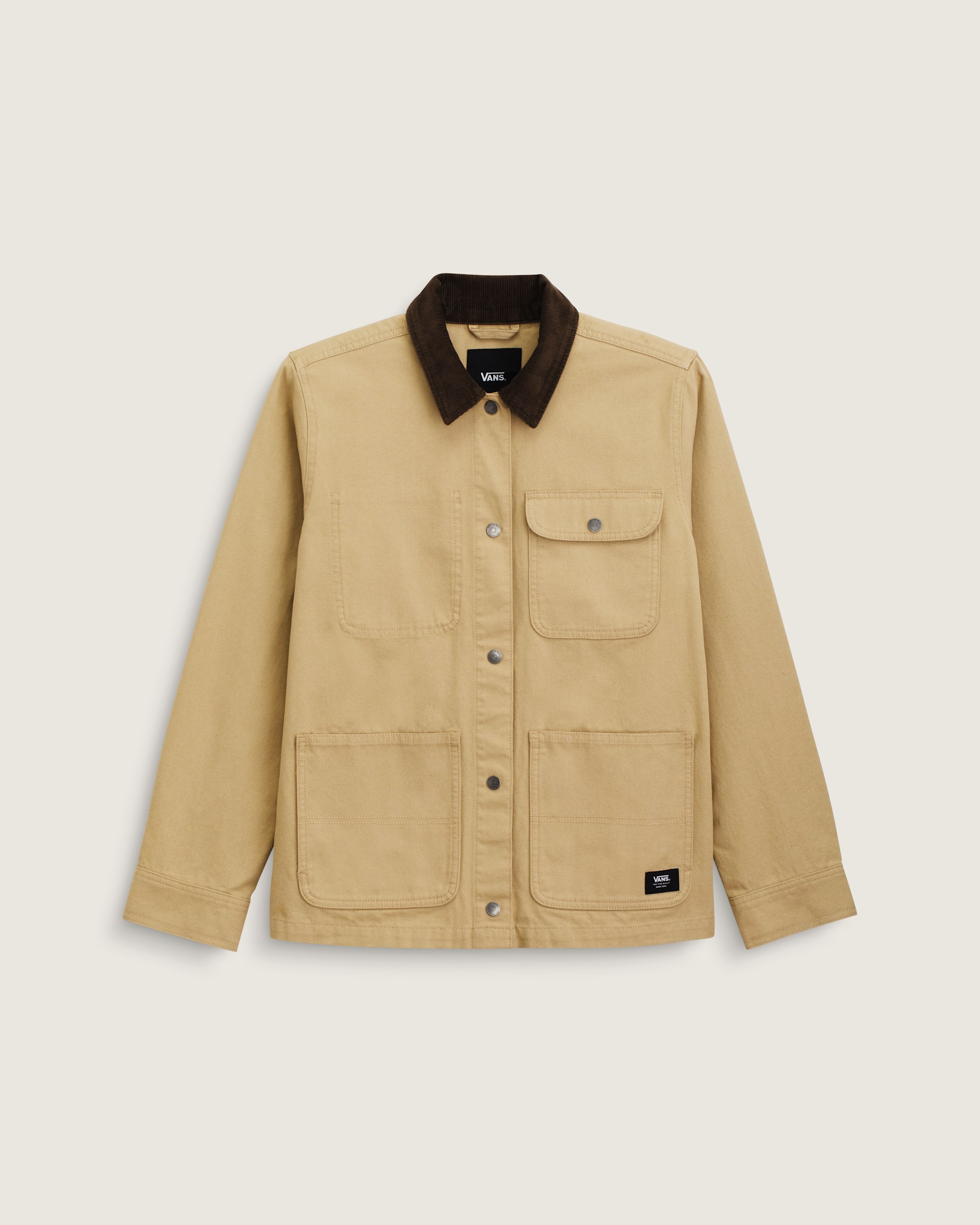 Drill Chore Coat VANS Tan Brown HERO