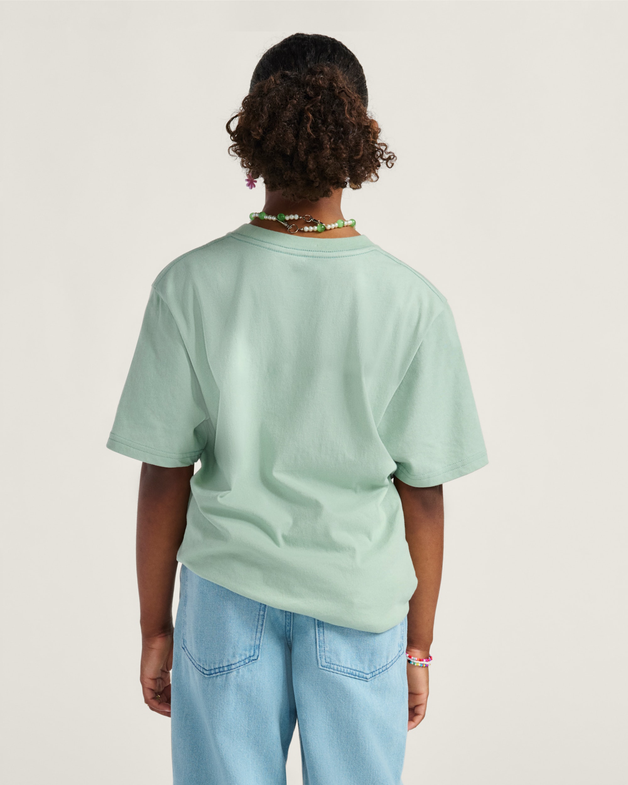 Kids Perforate TShirt VANS Olive Green ALT2