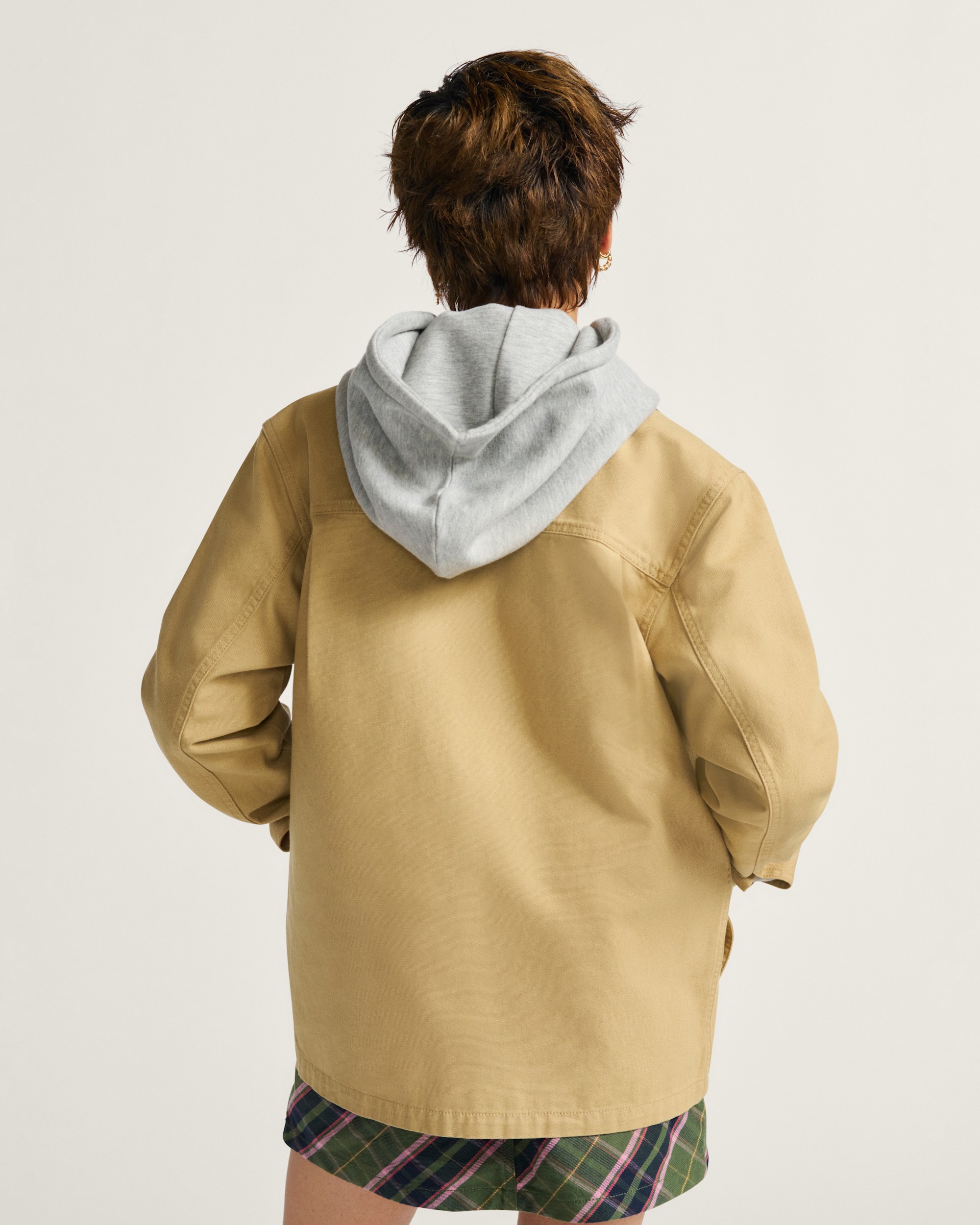 Drill Chore Coat VANS Tan Brown ALT2