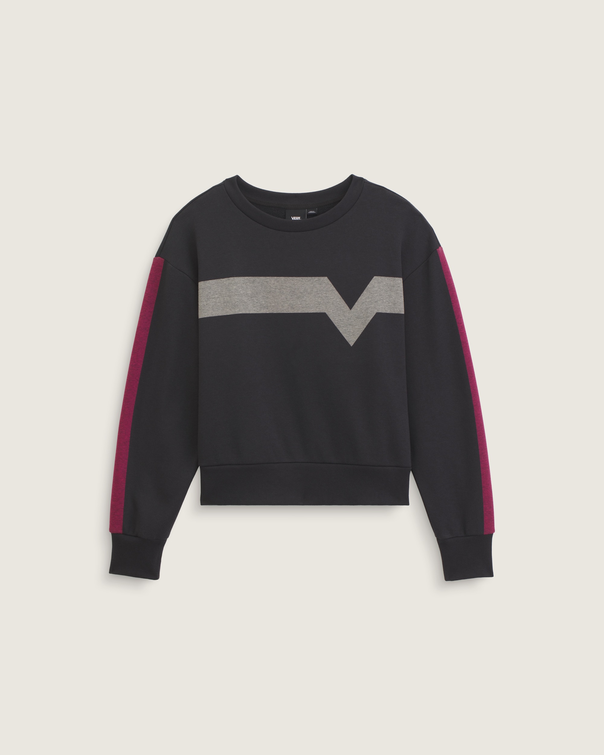 Faster Crew Sweatshirt VANS Black  Pink HERO