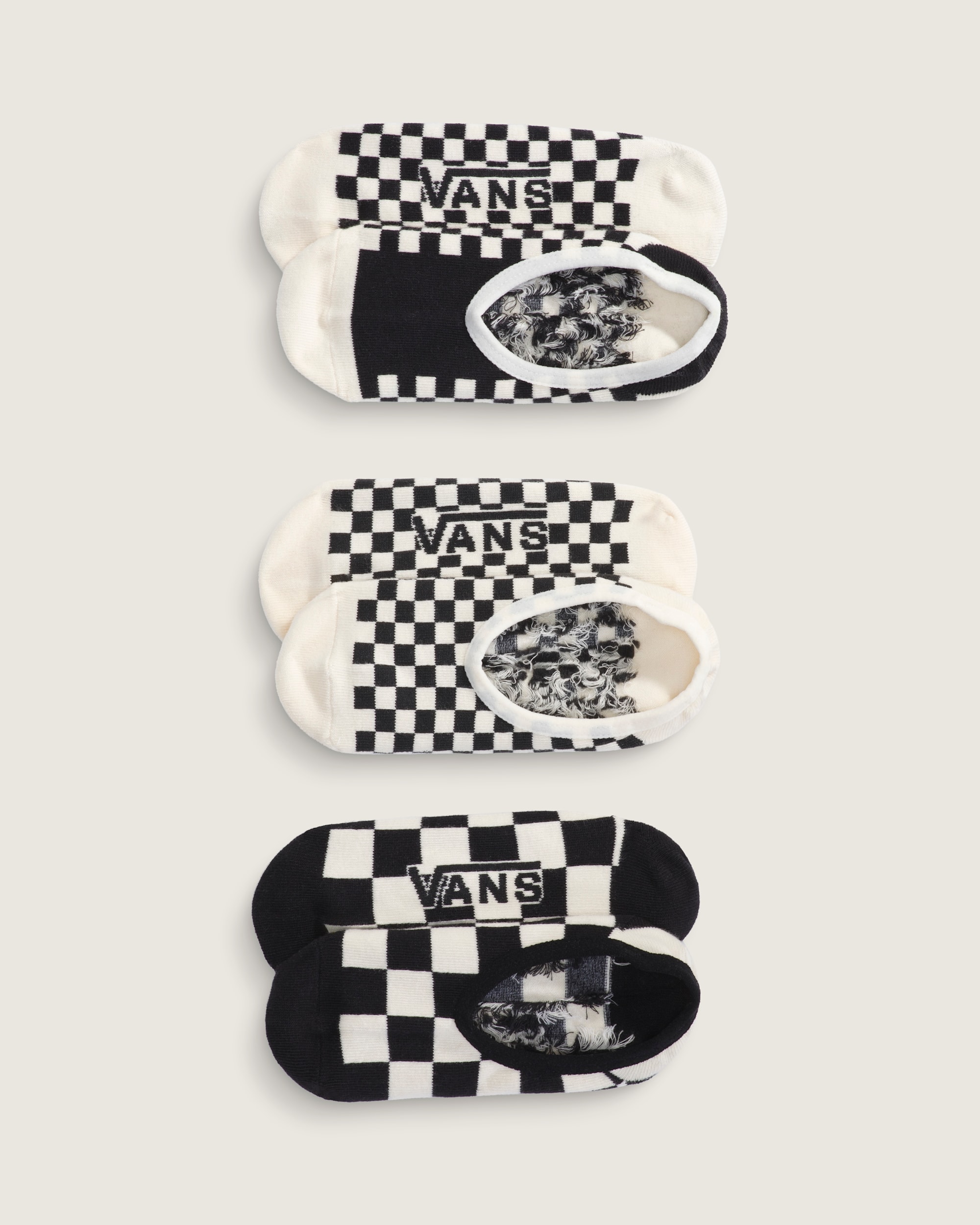 Printed Canoodle Socks 3Pack VANS Black  White HERO