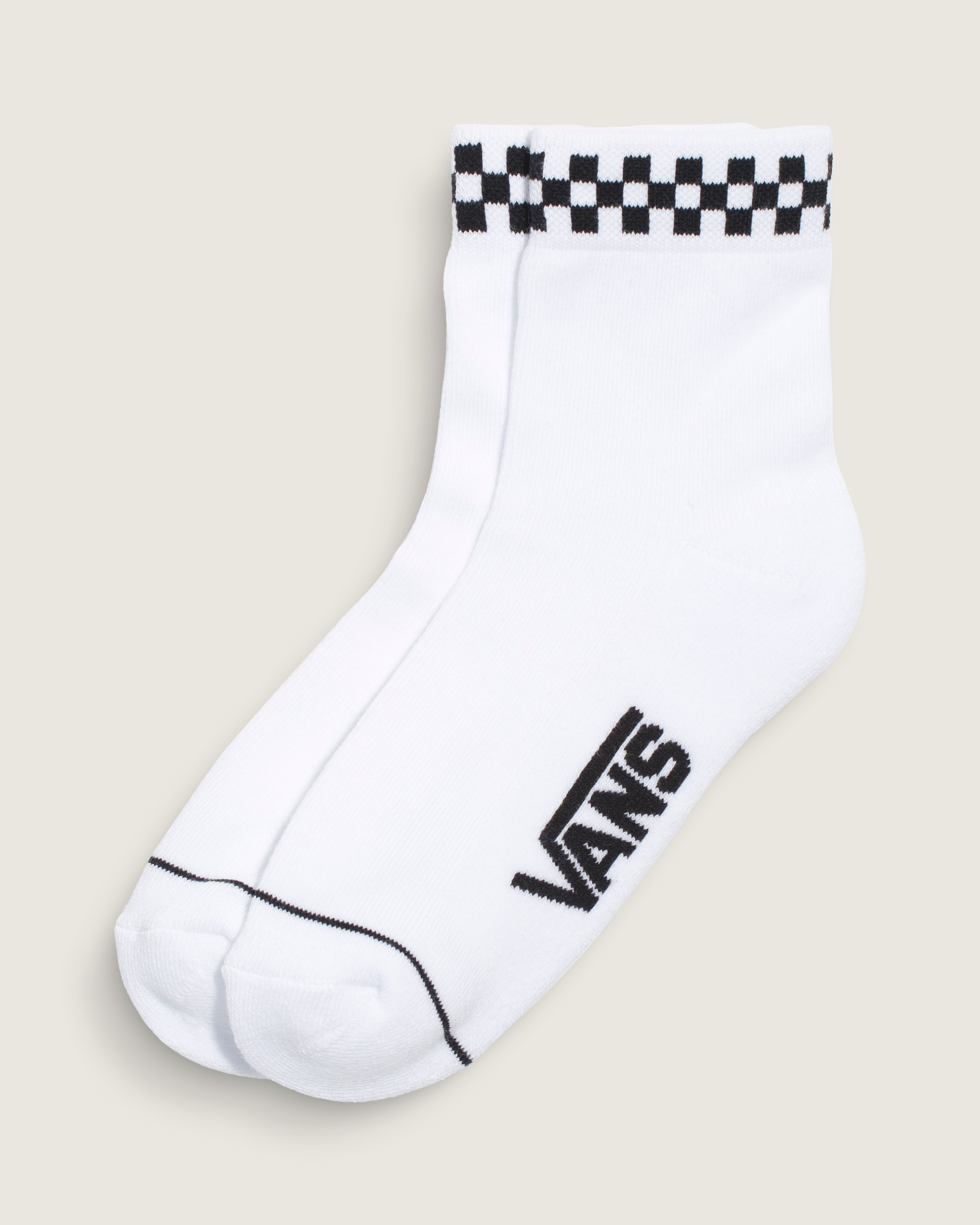 Peek-A-Check Crew Socks