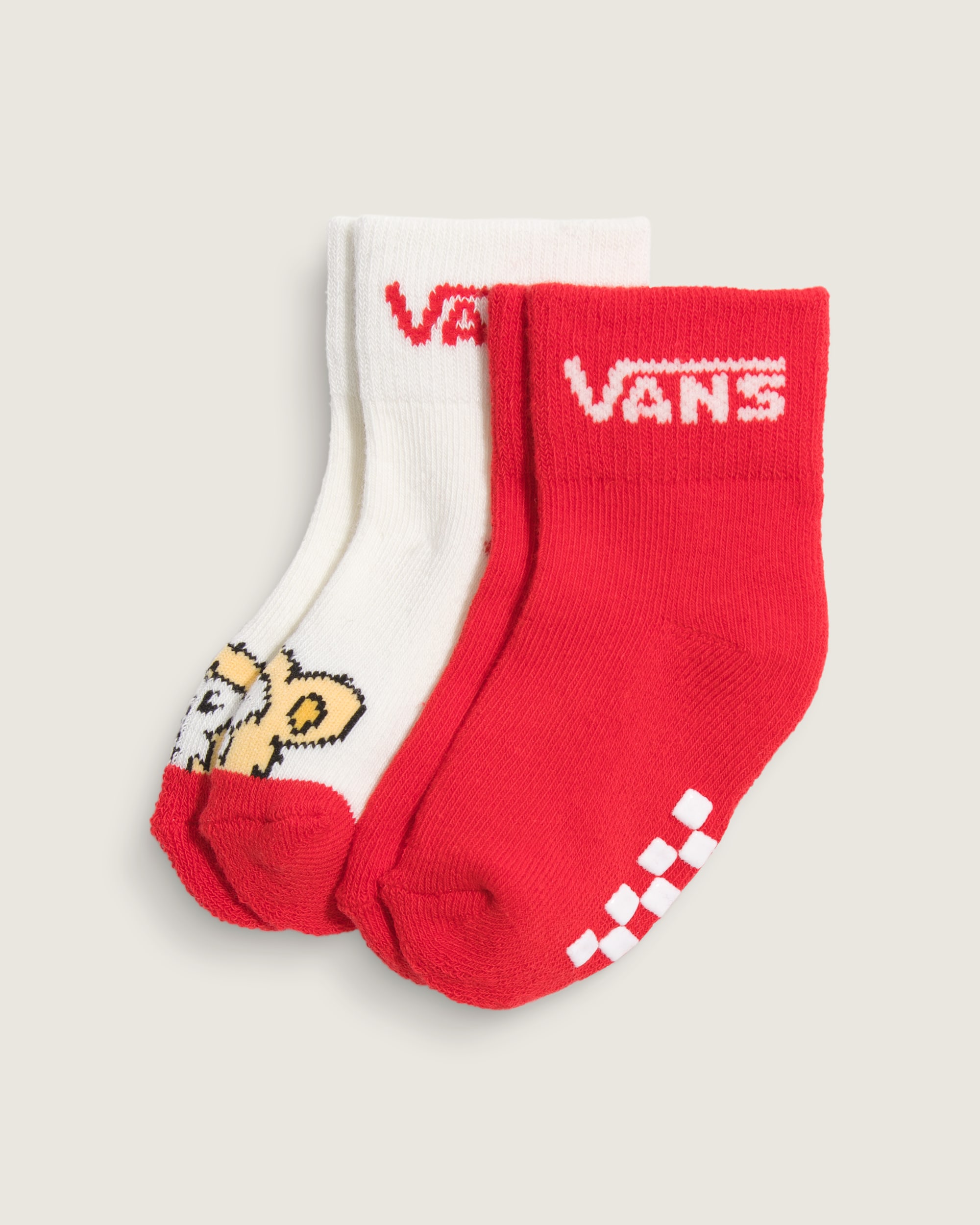 Infant Drop V Classic Socks 2Pack VANS Racing Red  White HERO