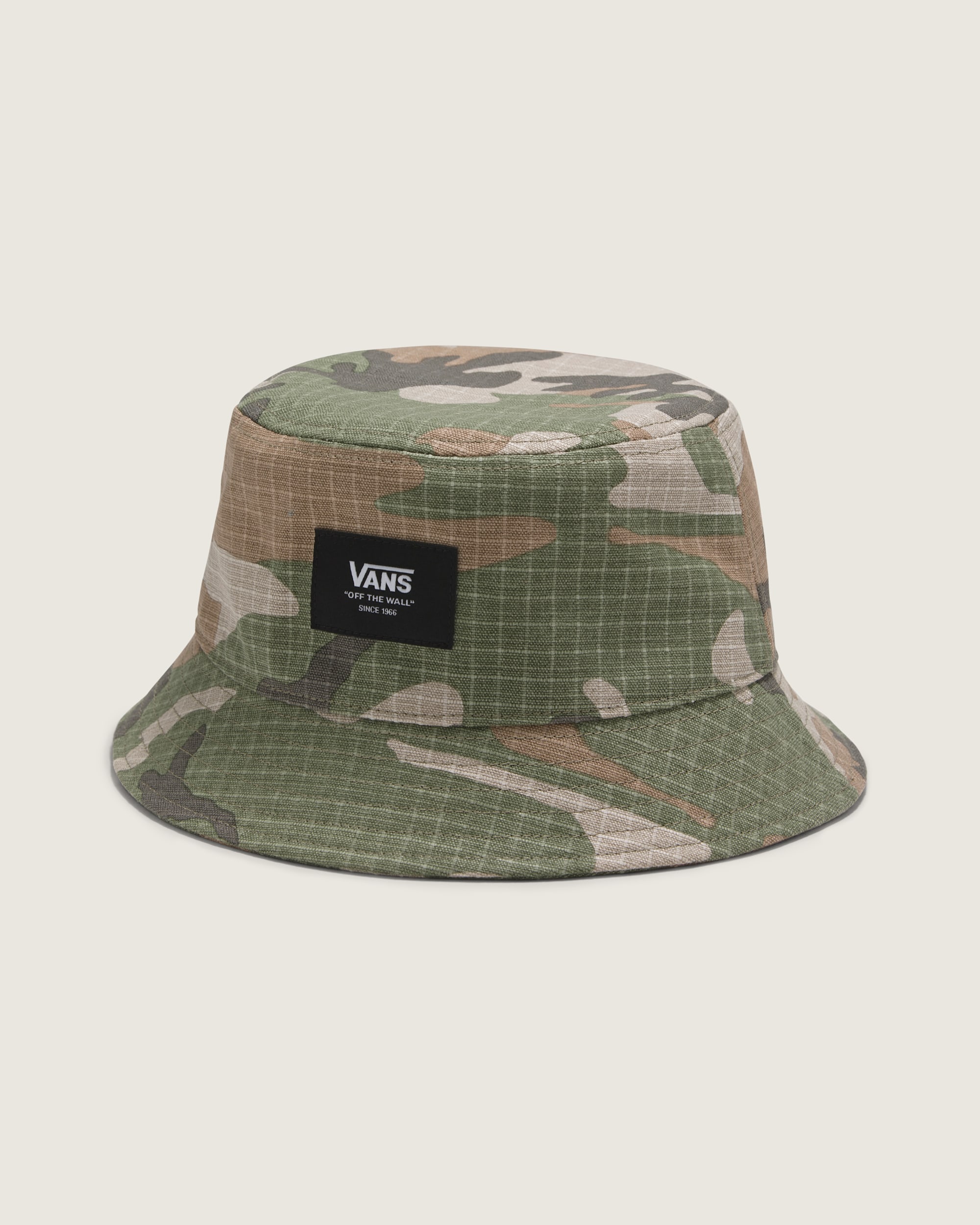 Vans Patch Bucket Hat VANS Vintage Camo Brown  Green HERO