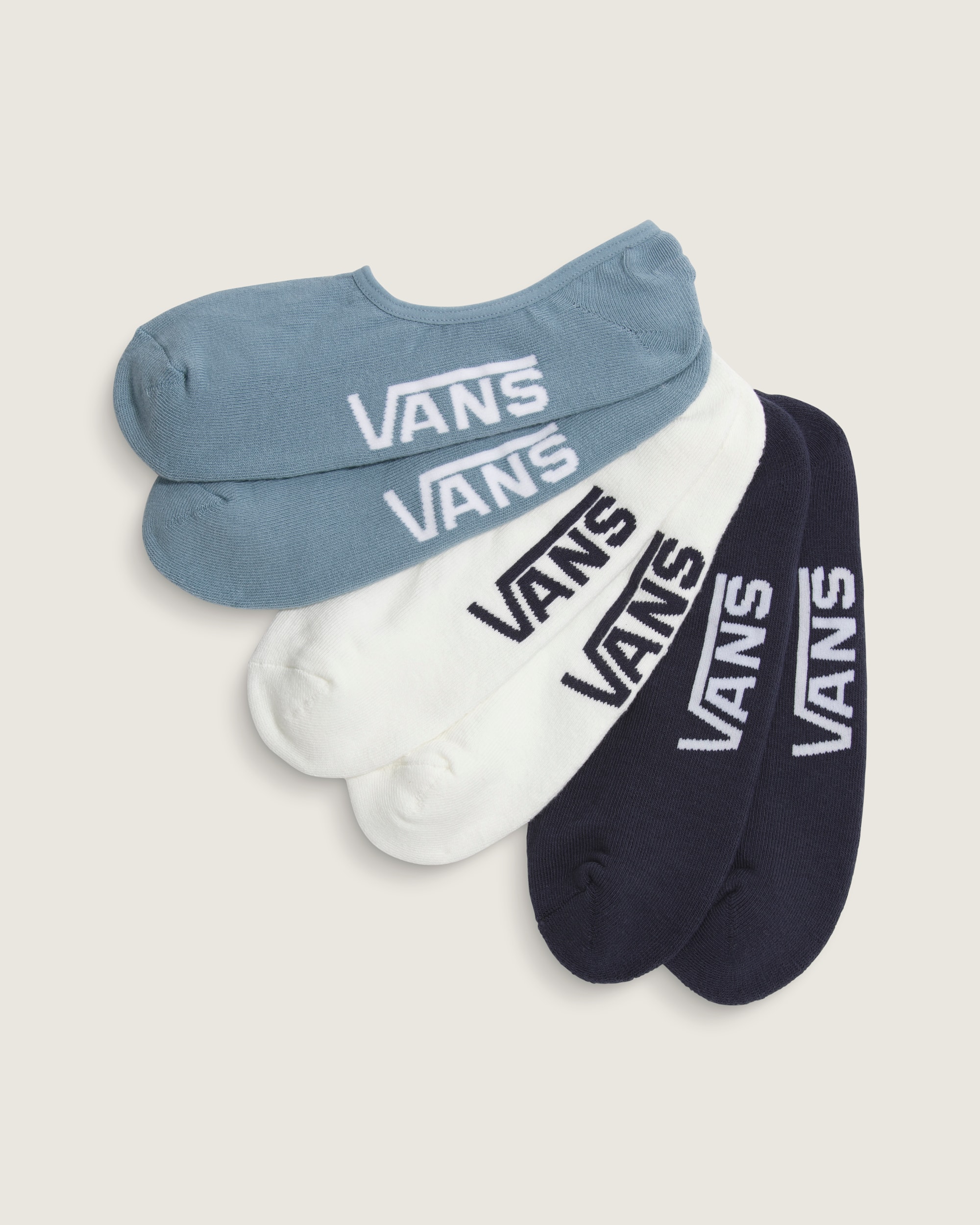 Classic No Show Socks 3-Pack