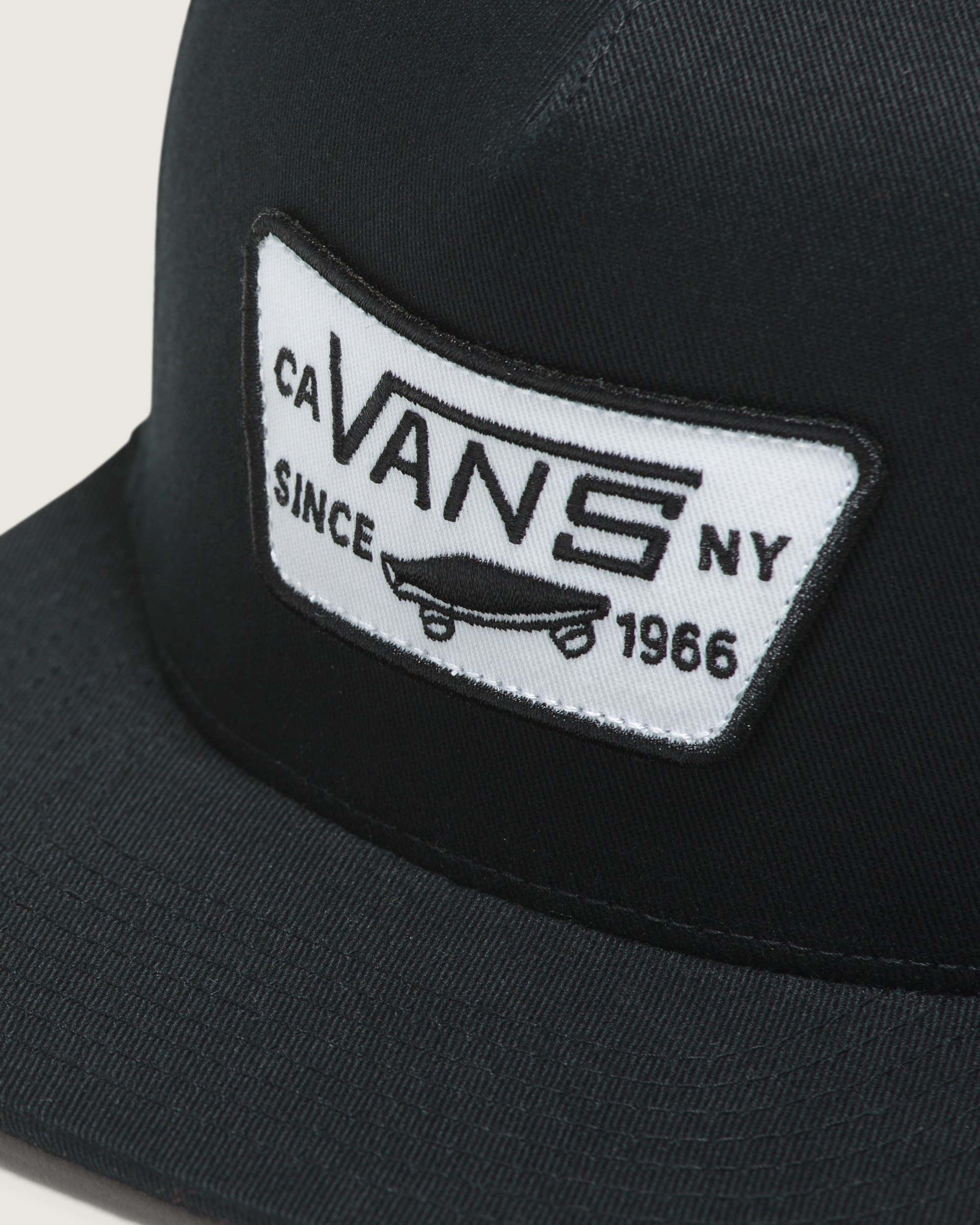 Full Patch Snapback Hat VANS Black ALT2
