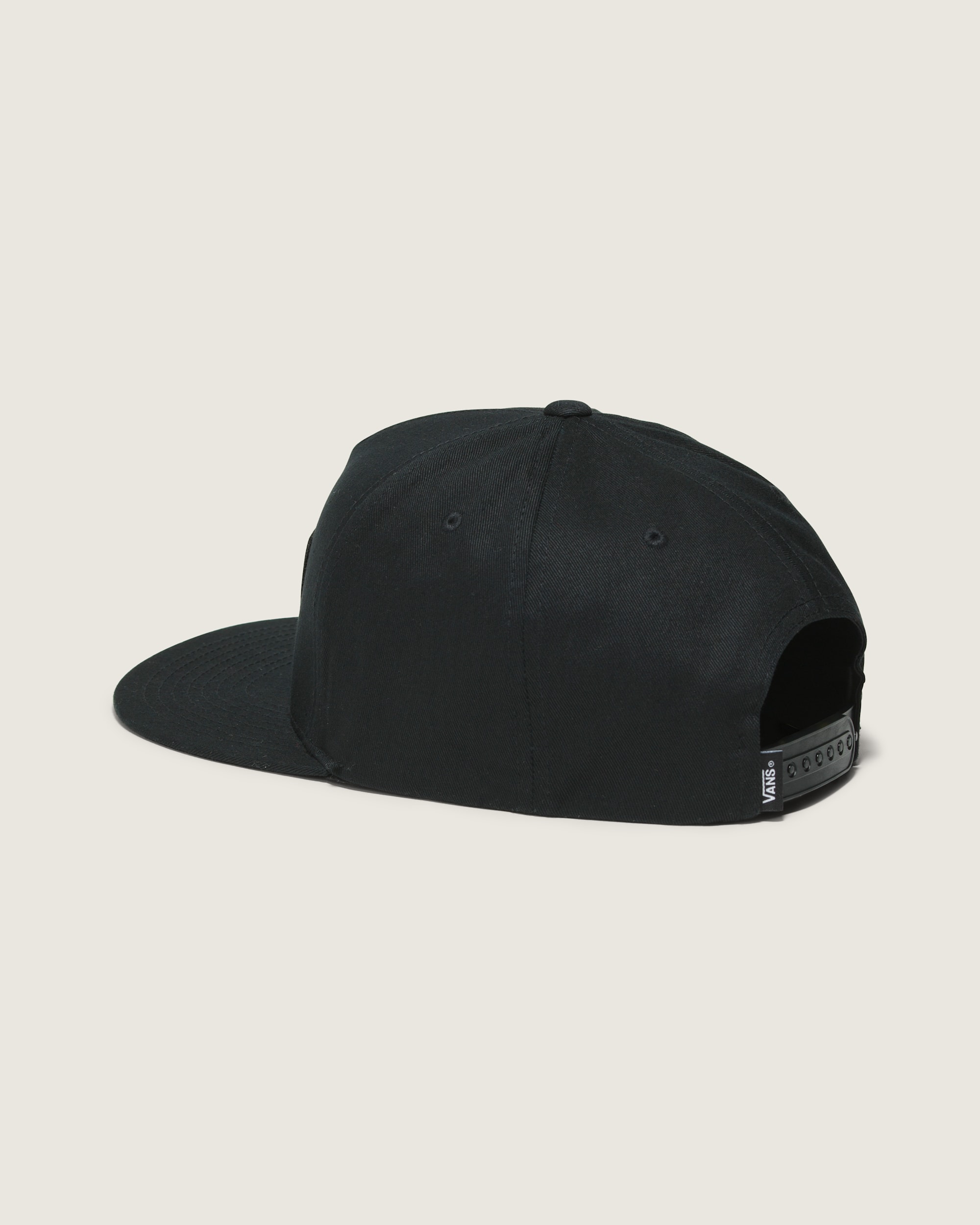 Full Patch Snapback Hat VANS Black ALT3