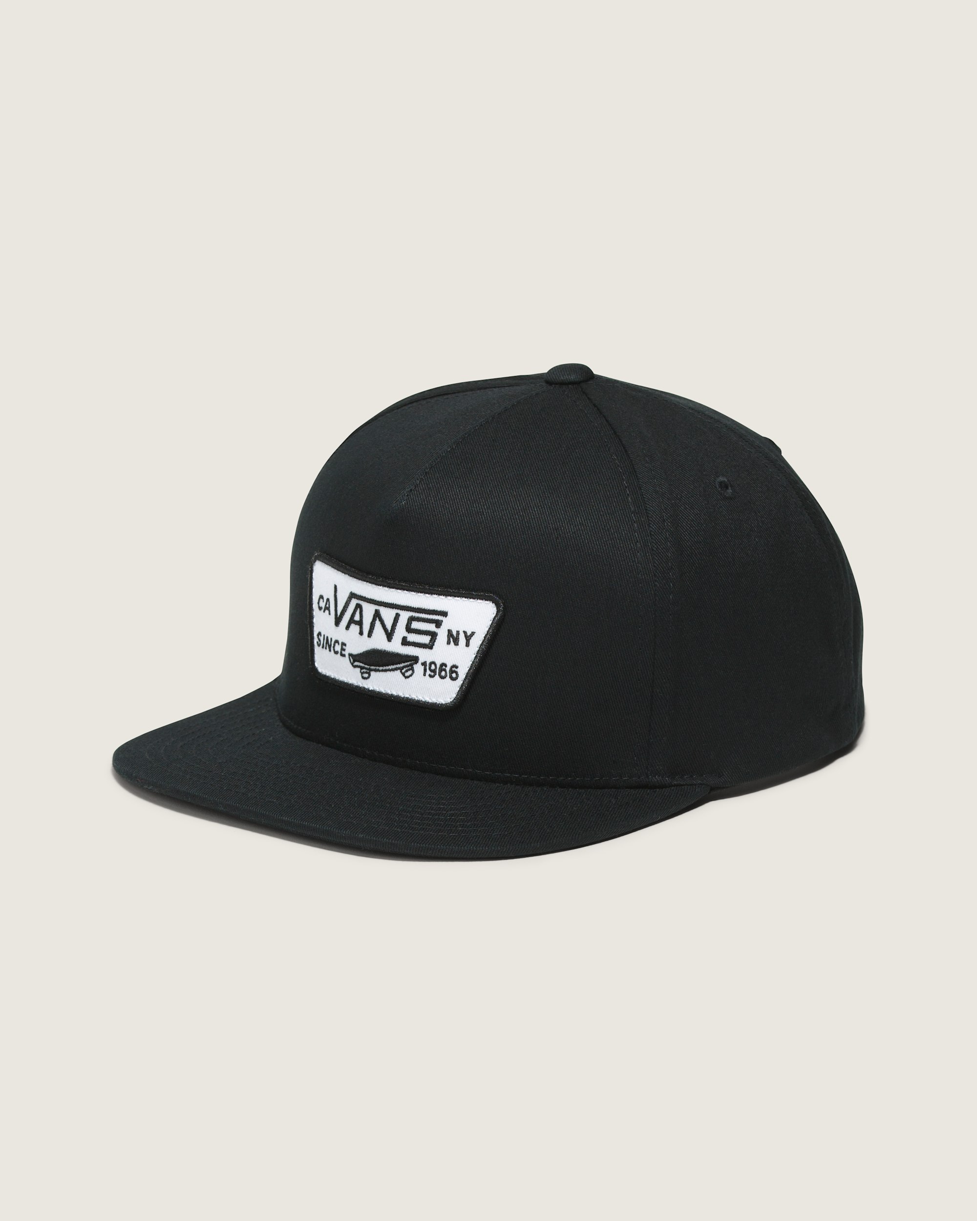 Full Patch Snapback Hat VANS Black HERO