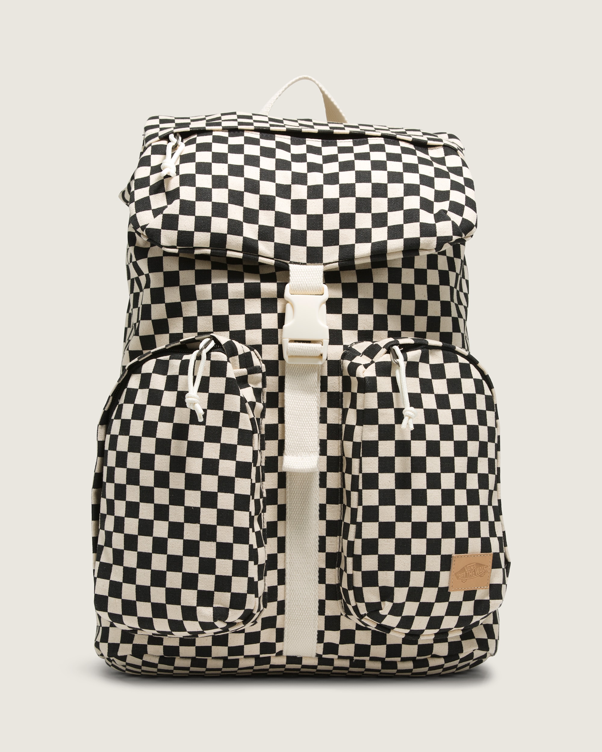 Field Trippin Rucksack Checkerboard Backpack VANS Checkerboard Black  White HERO