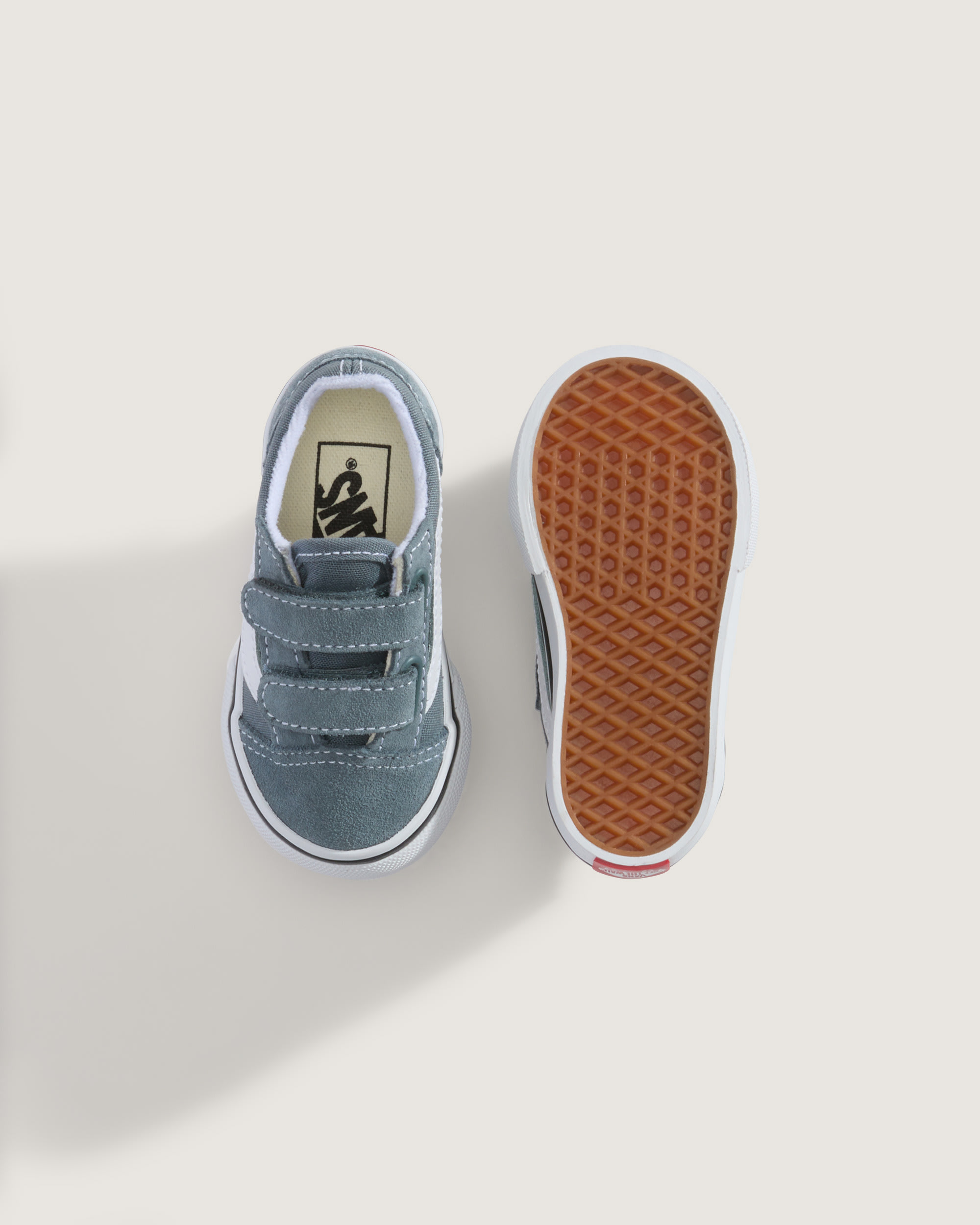 Toddler Old Skool V Shoe VANS Stormy Weather Blue ALT2