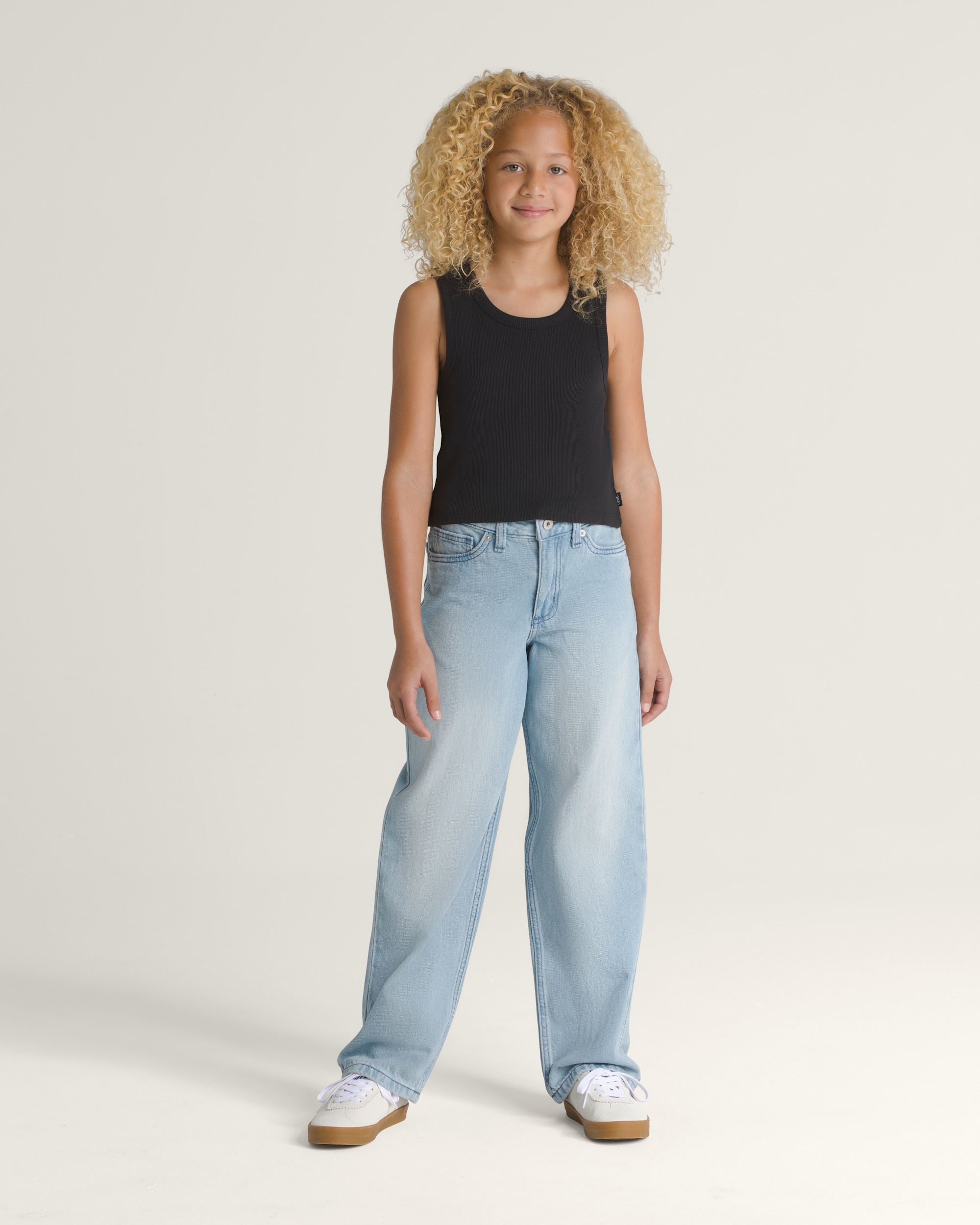 Kids Drew Rib Tank Top VANS Black ALT2