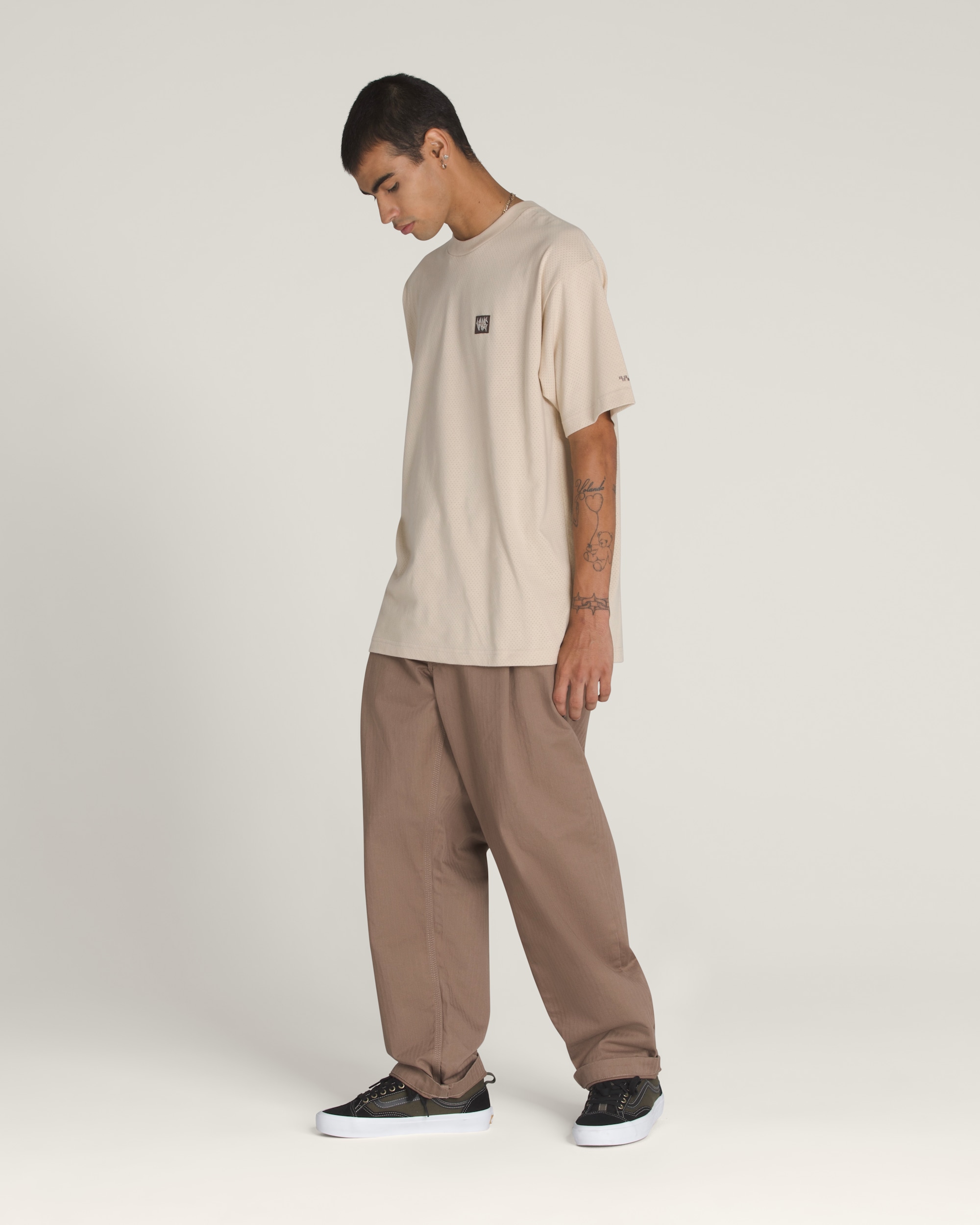 Skate Loose Pleated Pants VANS Walnut Brown ALT1