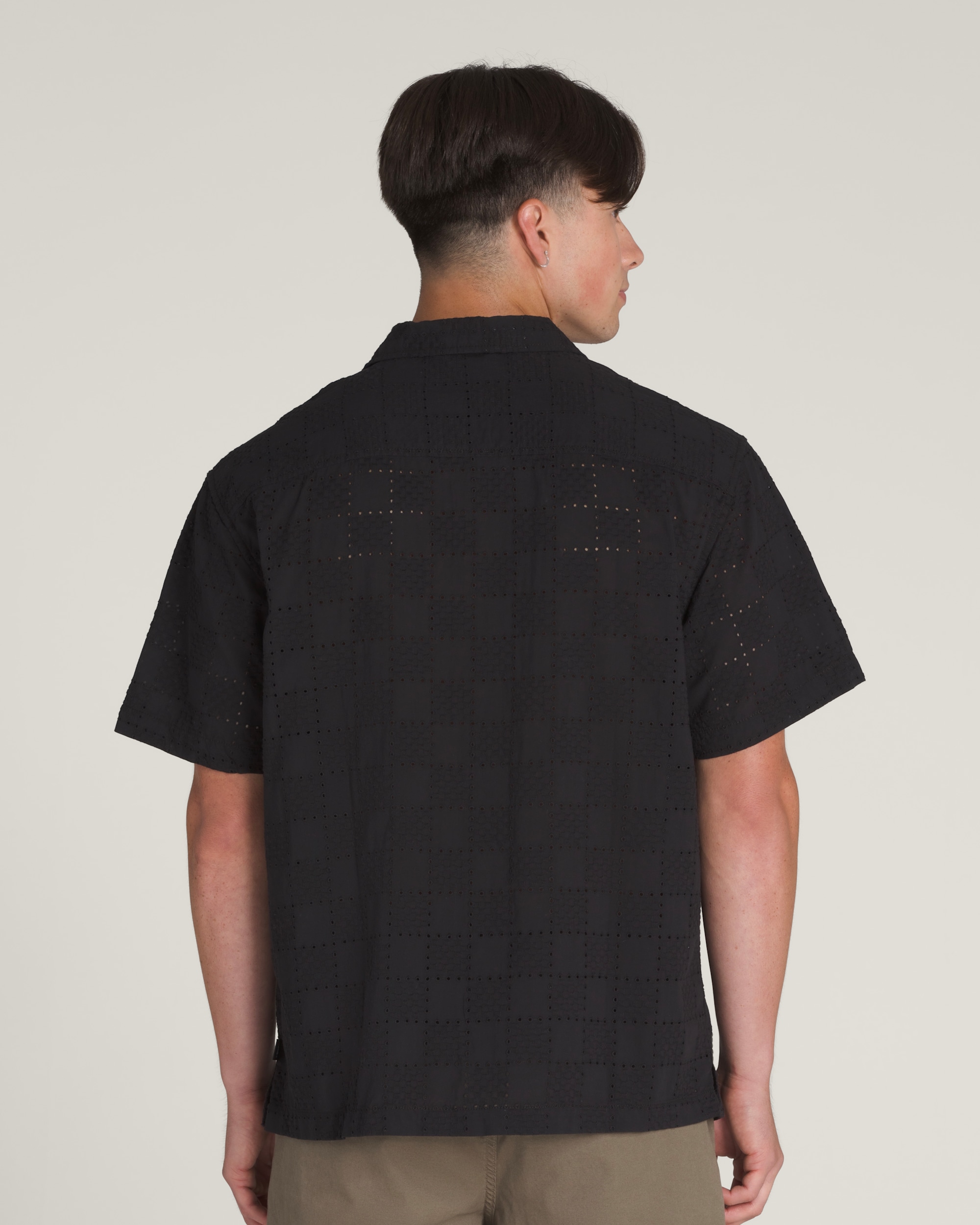 Wayside Eyelet Woven Shirt VANS Black ALT1