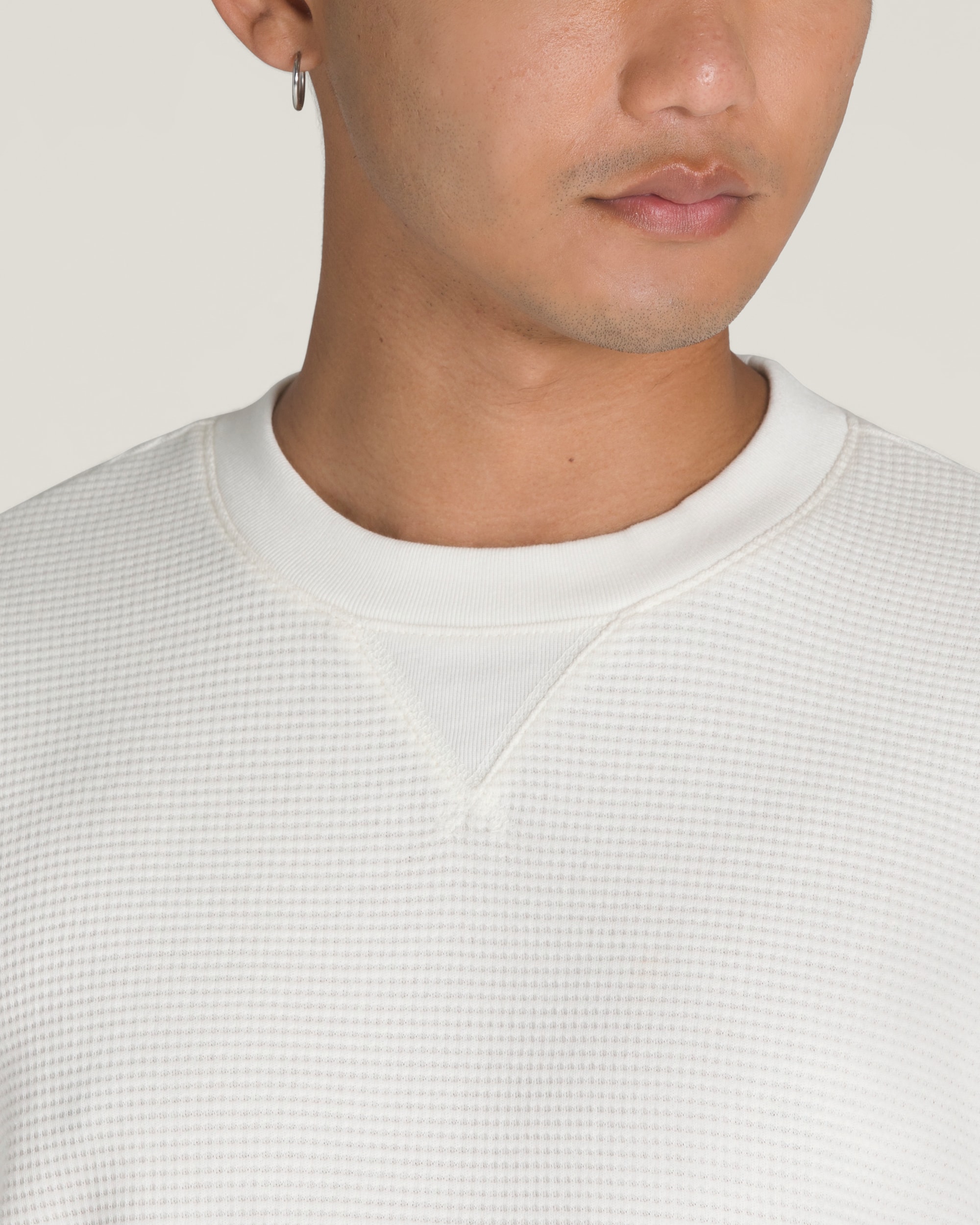 Navigate Long Sleeve Thermal VANS Cream White ALT3