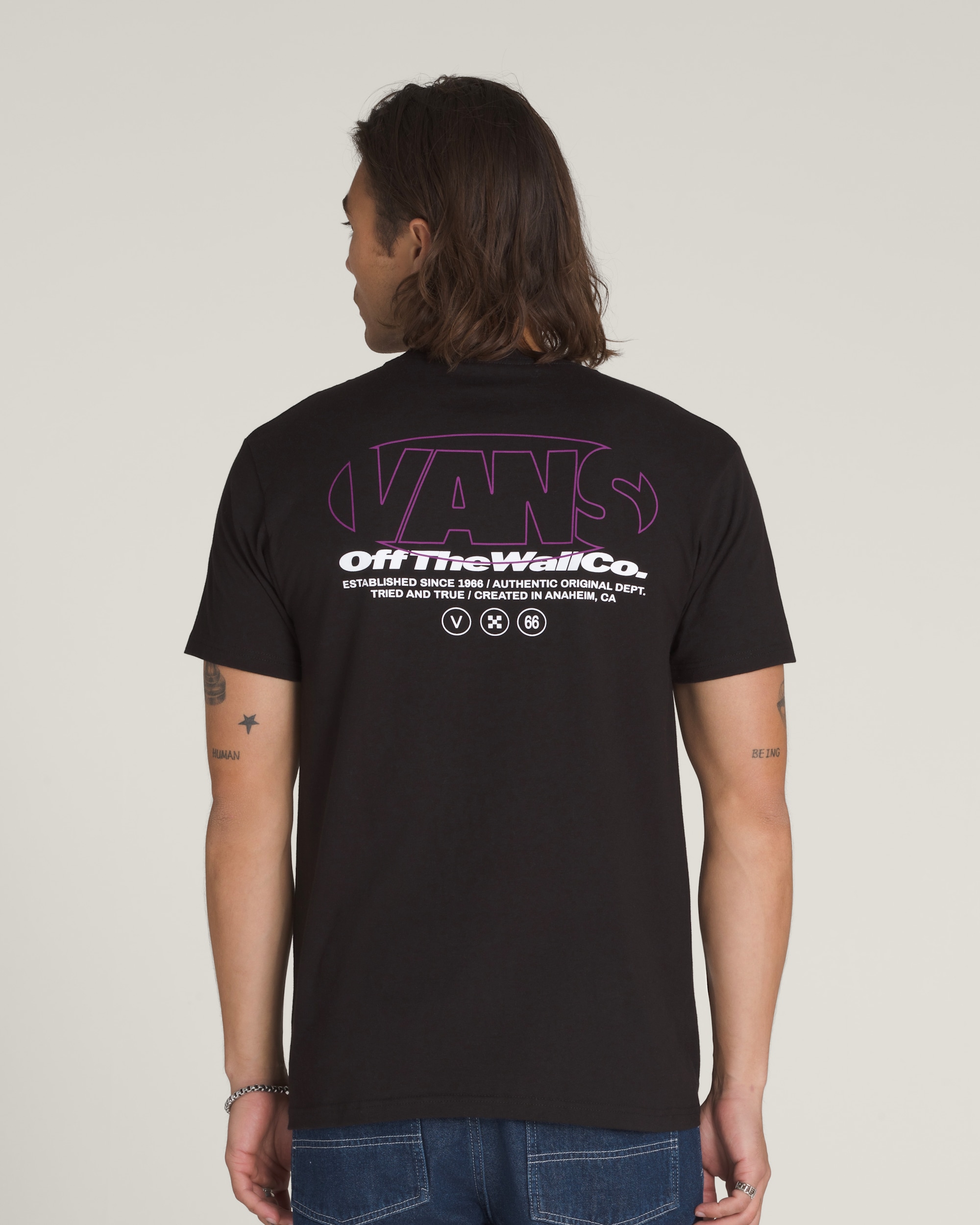 Major Type TShirt VANS Black HERO