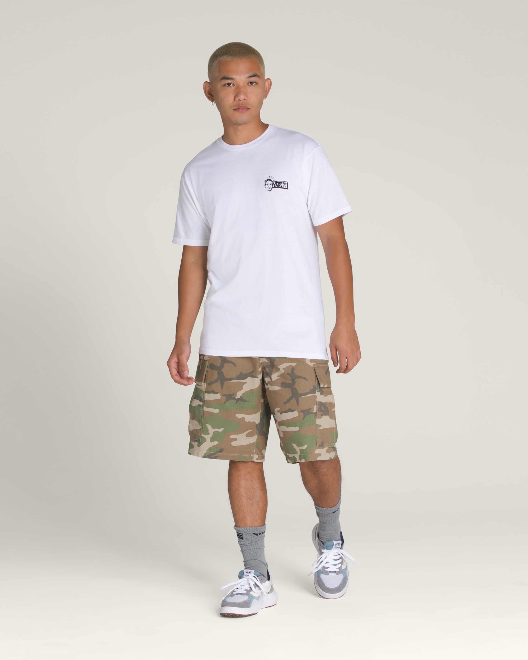 Death Grip TShirt VANS White ALT2