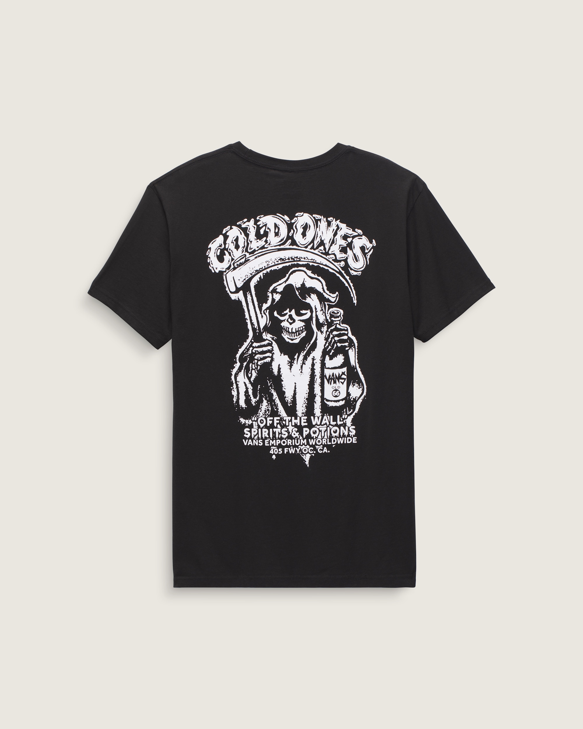 Skull Reaper Spirit World T-Shirt in Black | Vans