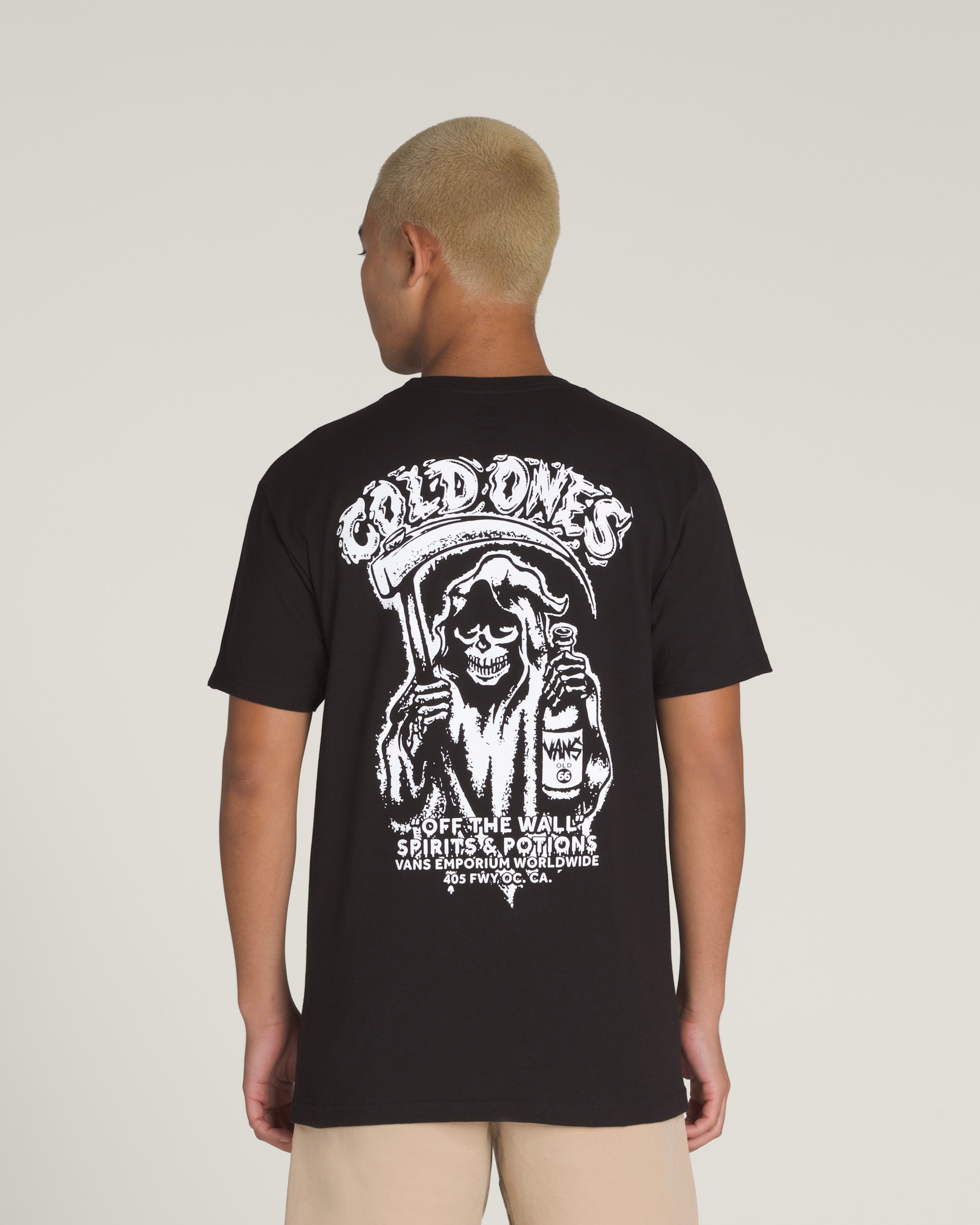 Skull Reaper Spirit World T-Shirt in Black | Vans