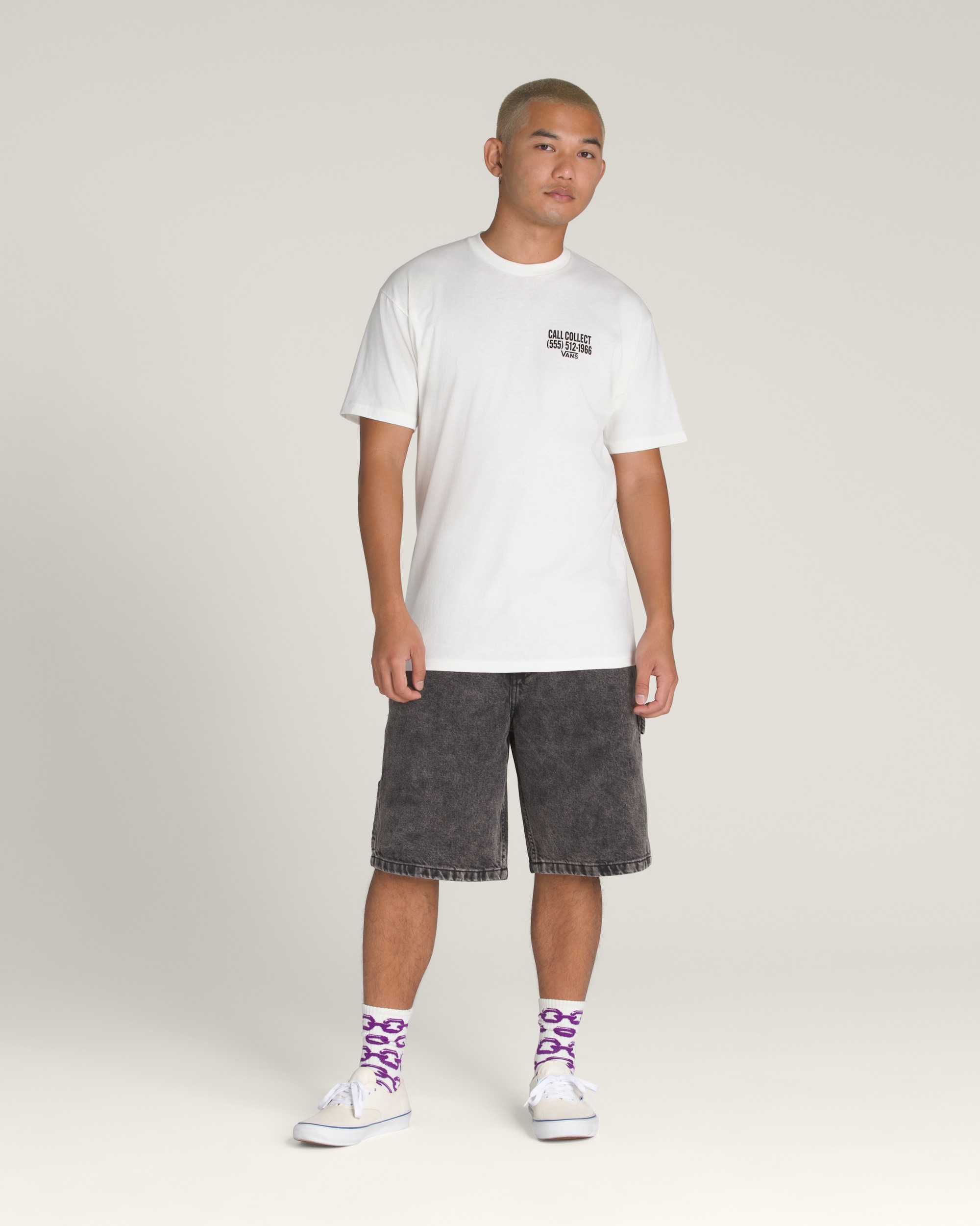 Call Collect TShirt VANS White ALT4