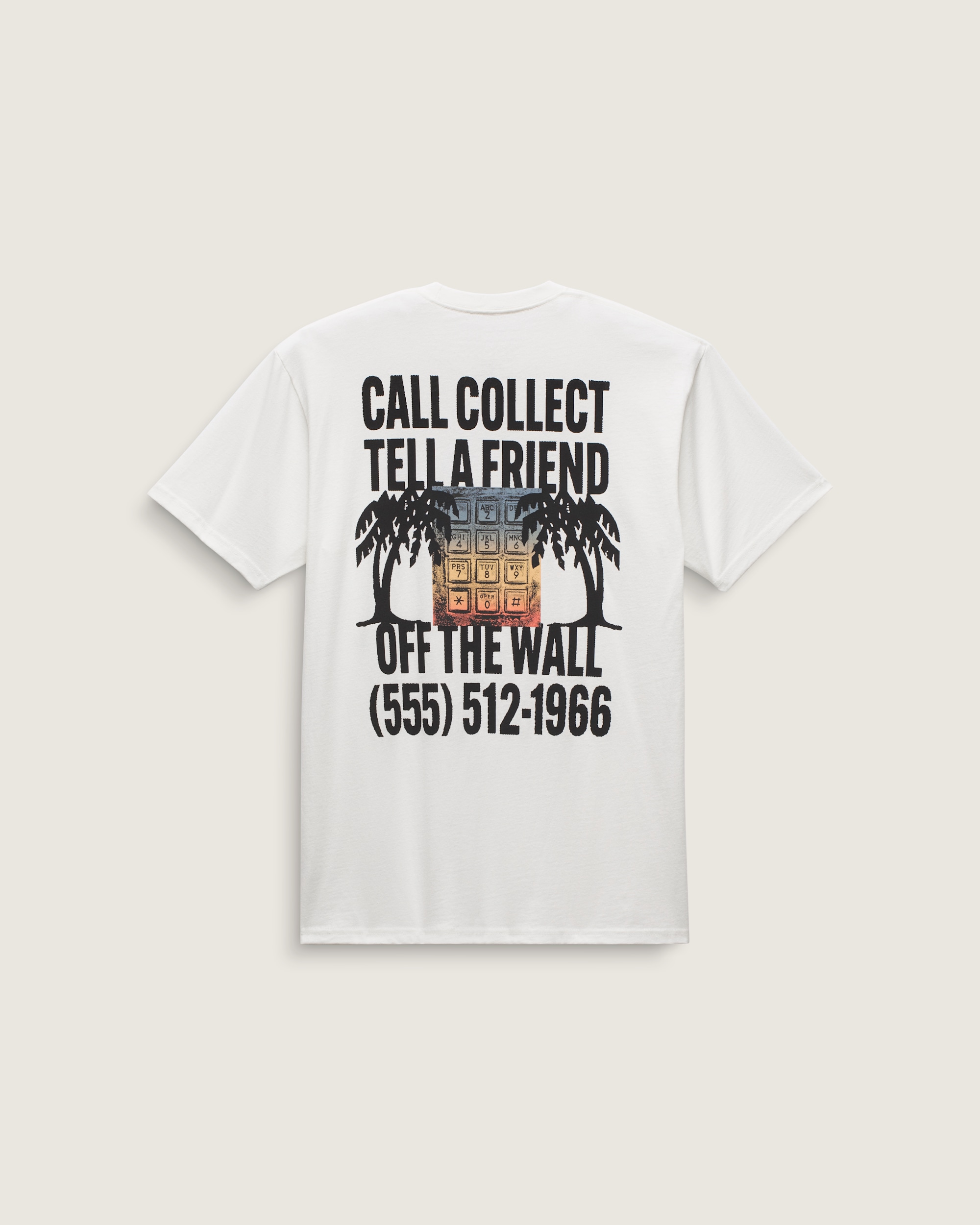 Call Collect TShirt VANS White ALT6