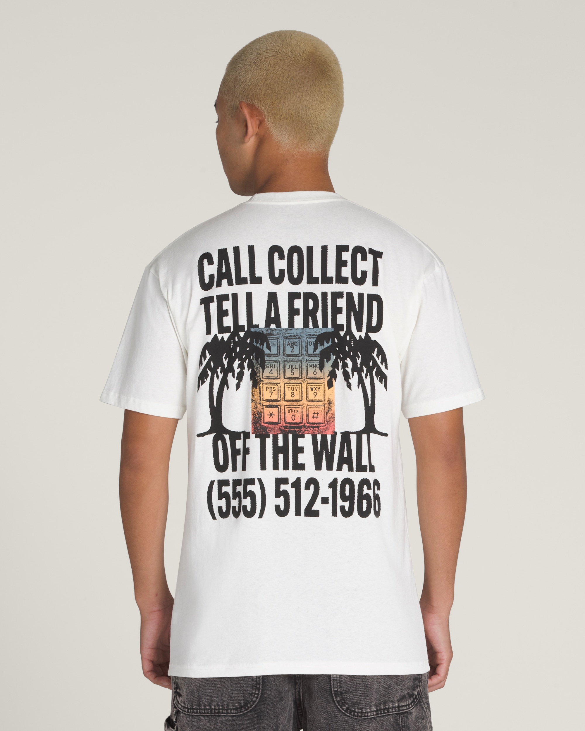 Call Collect TShirt VANS White HERO