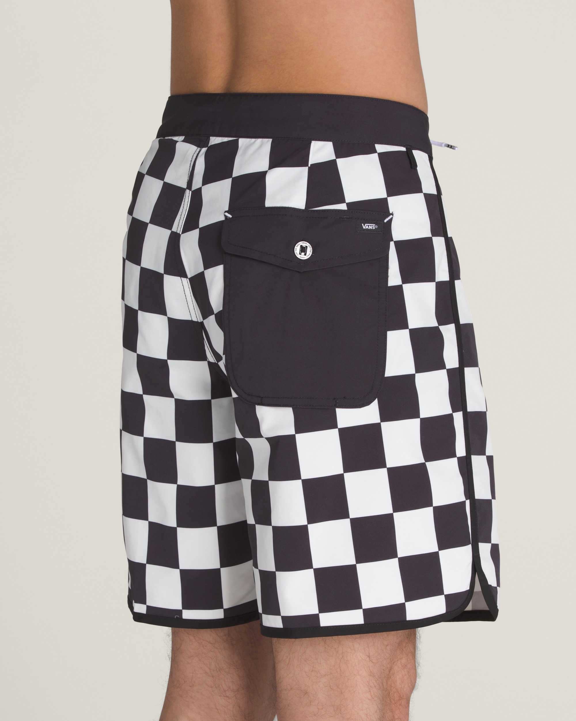 Everride Scalloped 18 Boardshorts VANS Black  White ALT3
