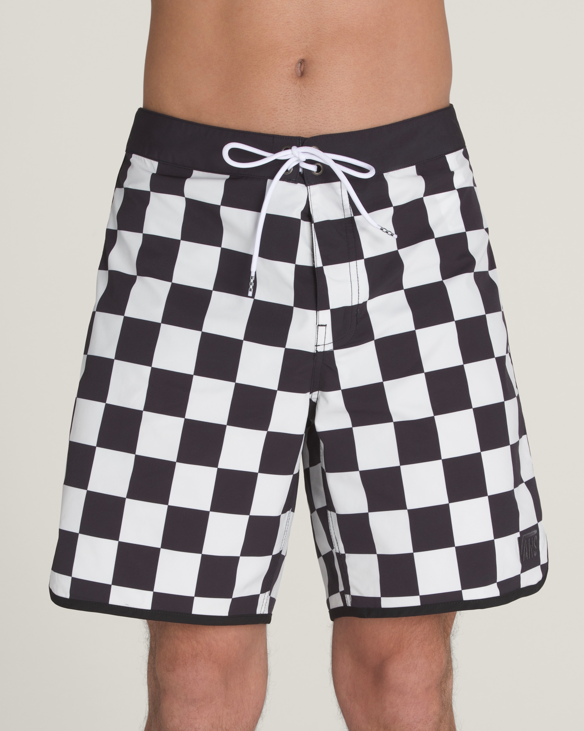 Everride Scalloped 18 Boardshorts VANS Black  White HERO