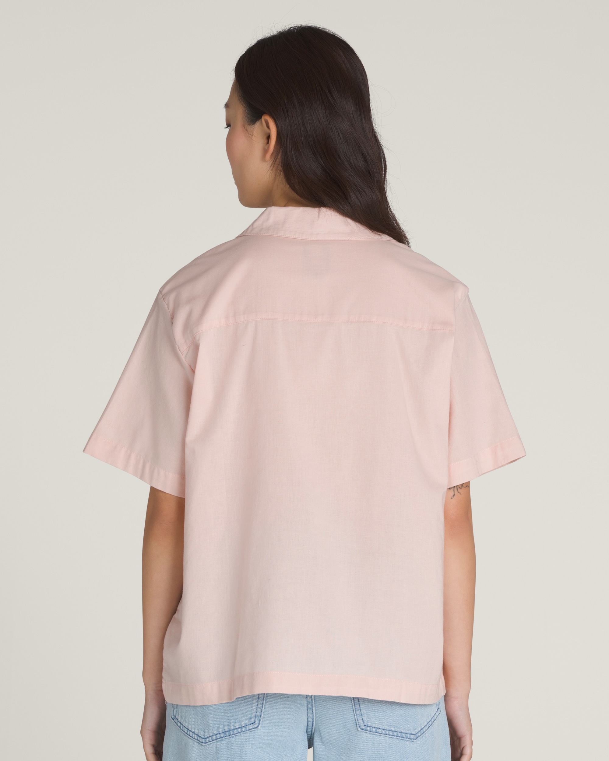 Cassidy Camp Shirt VANS Sepia Rose Pink ALT1